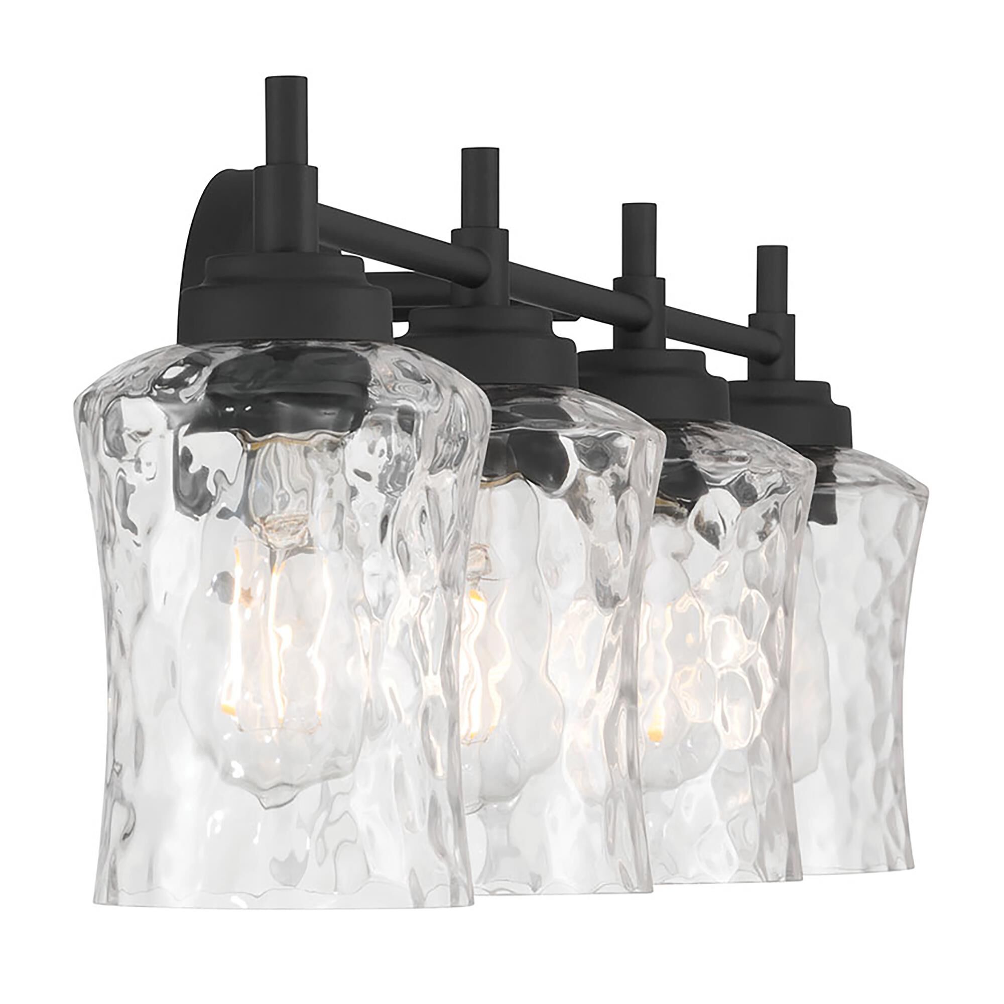 Shown in Matte Black finish and Clear Stone Water glass