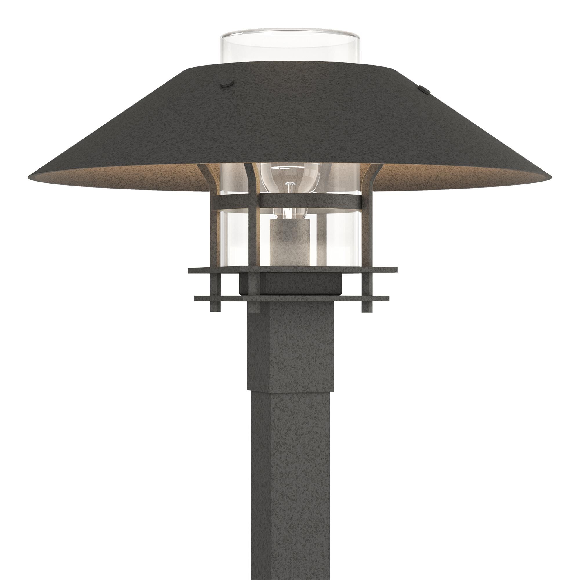 Shown in Coastal Natural Iron finish and Clear glass and Natural Iron accent