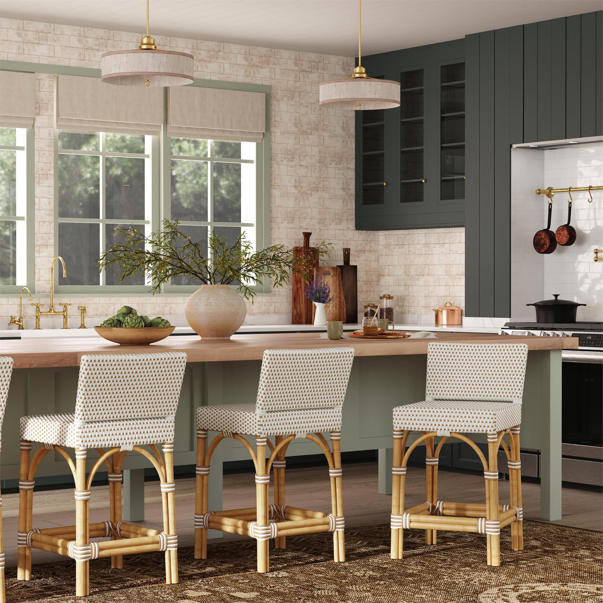 Shown in Beige And White finish