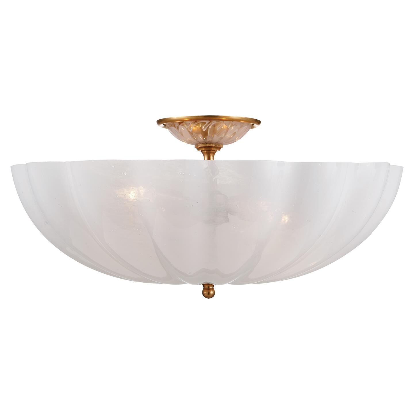 AERIN Rosehill 21 Inch 4 Light Semi Flush Mount by Visual Comfort Signature Collection