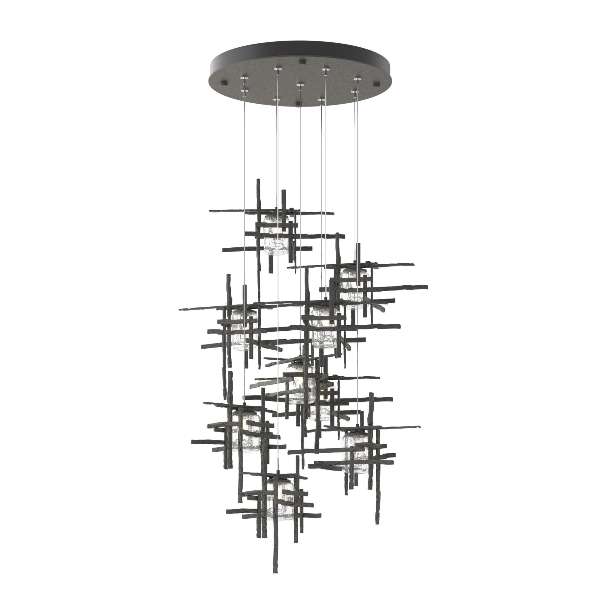 Tura 30 Inch Multi Light Pendant by Hubbardton Forge