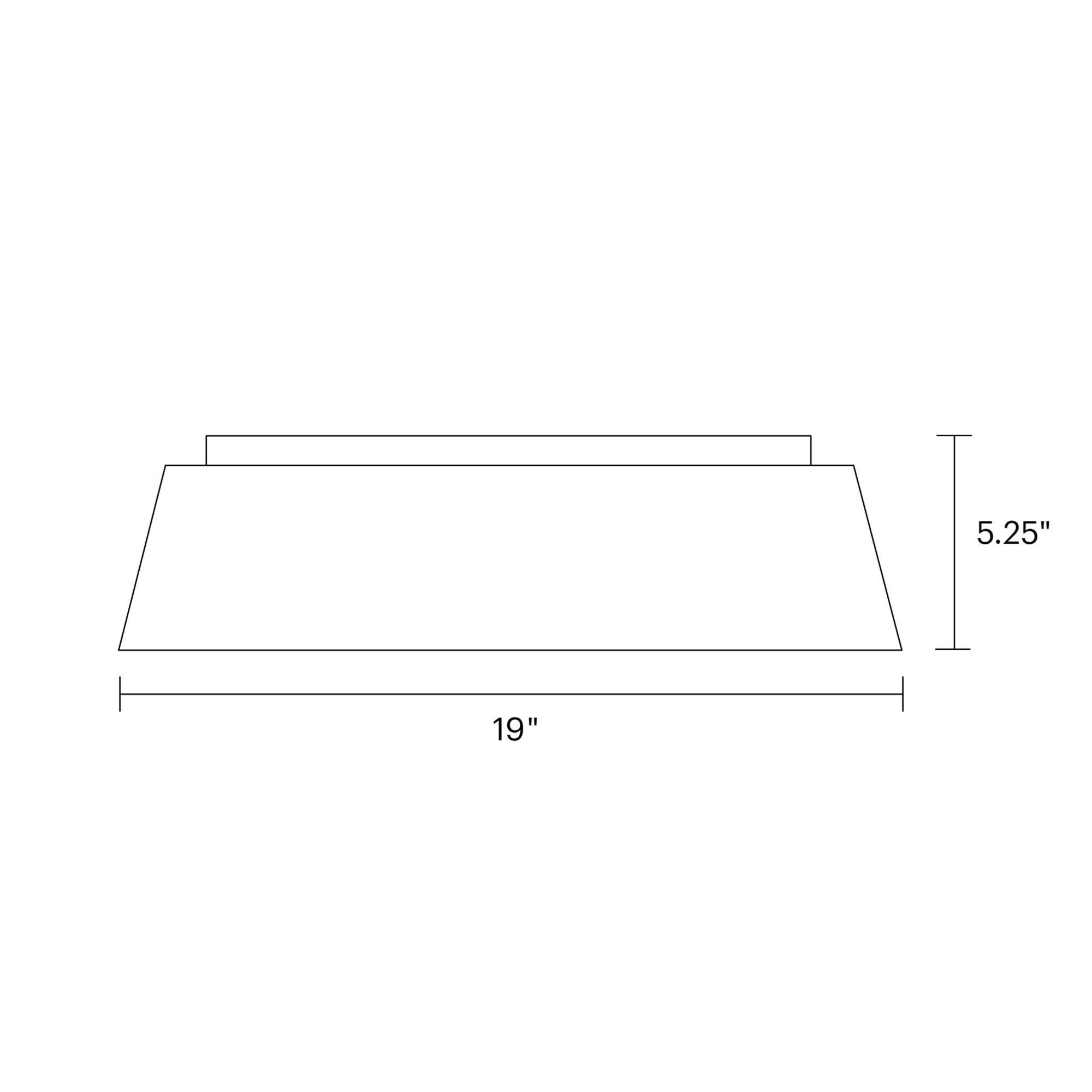 Ellen DeGeneres Asher 19 Inch 4 Light Flush Mount by Visual Comfort Studio Collection