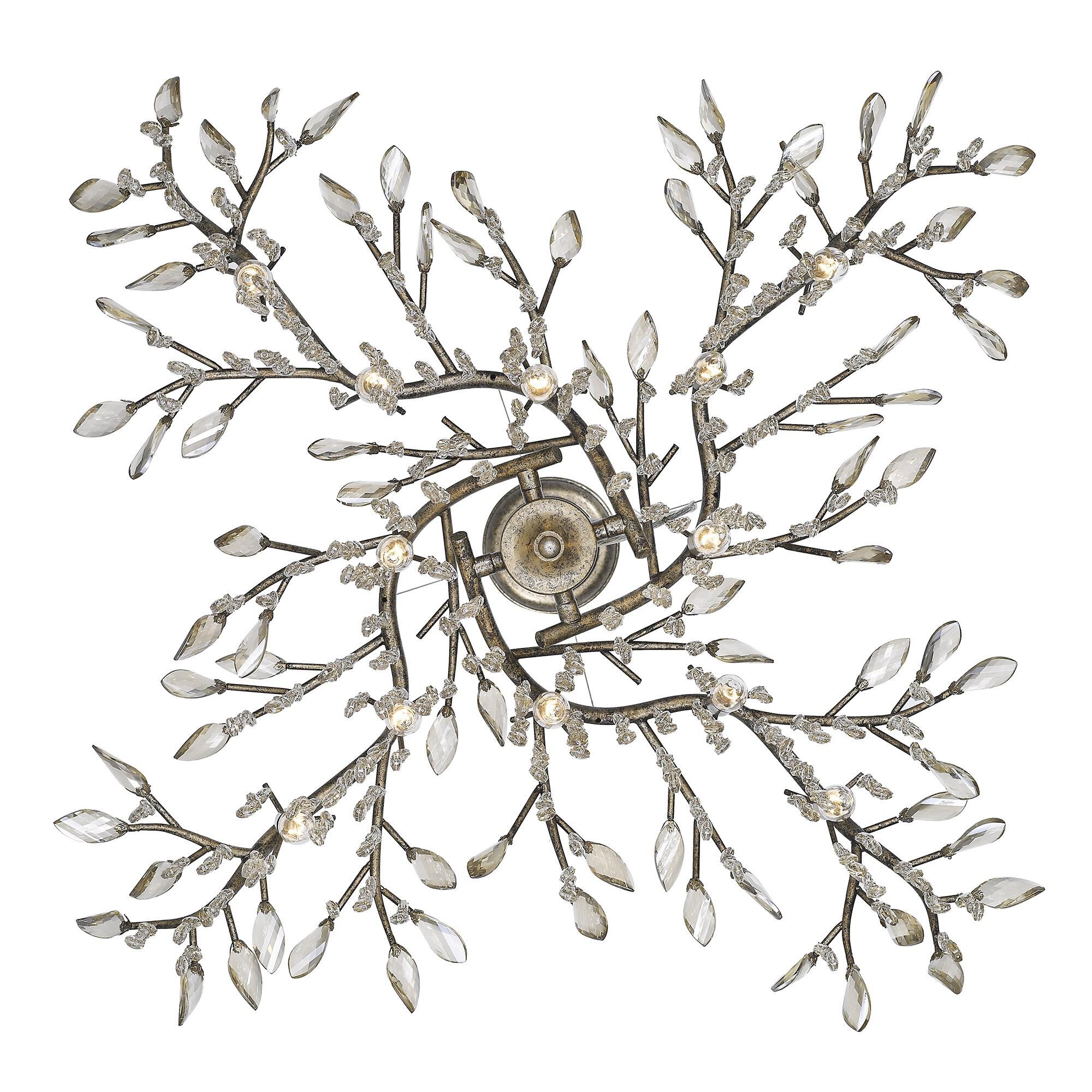Autumn Twilight 40 Inch 12 Light Chandelier by Golden Lighting