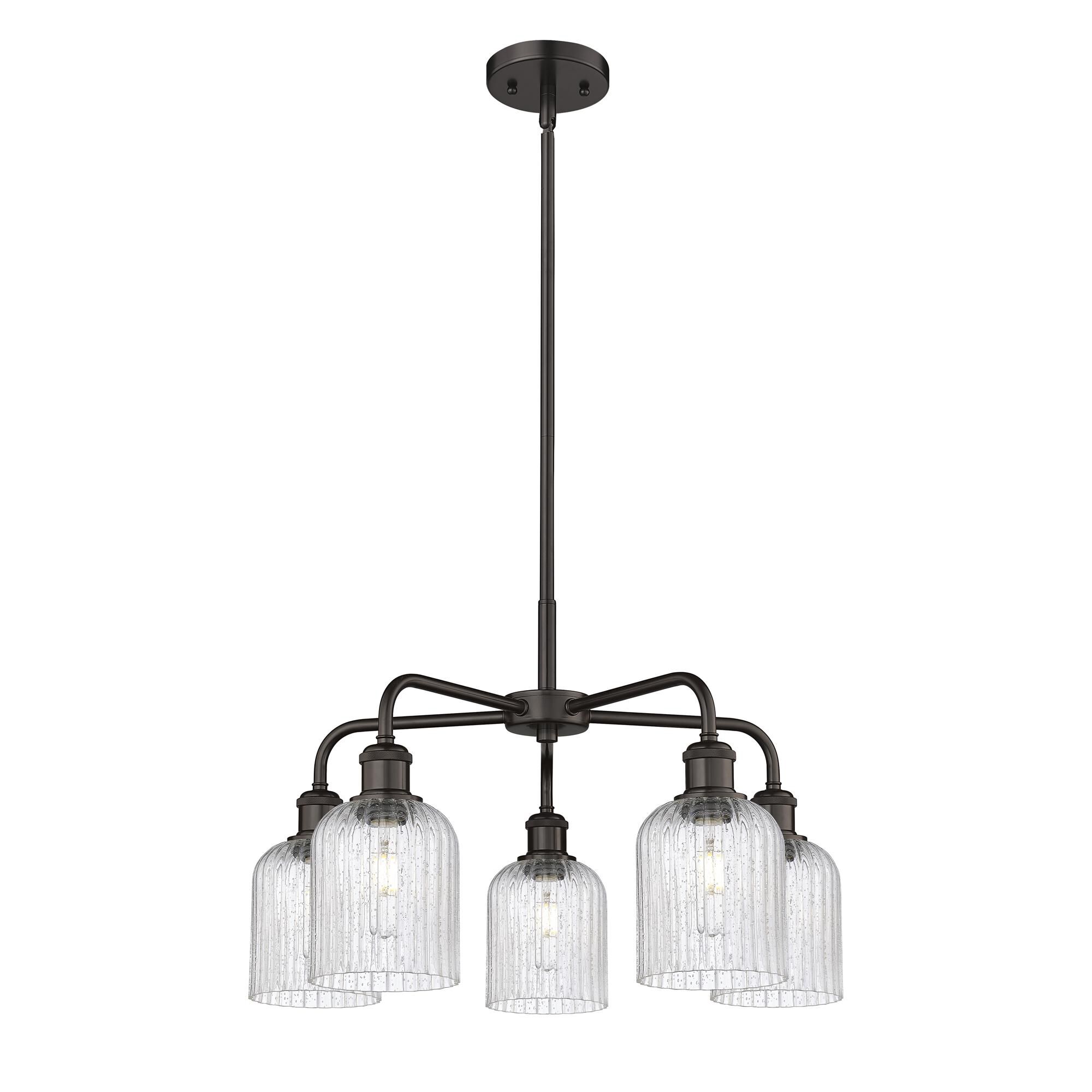 Shown in Oil Rubbed Bronze finish and Seedy shade