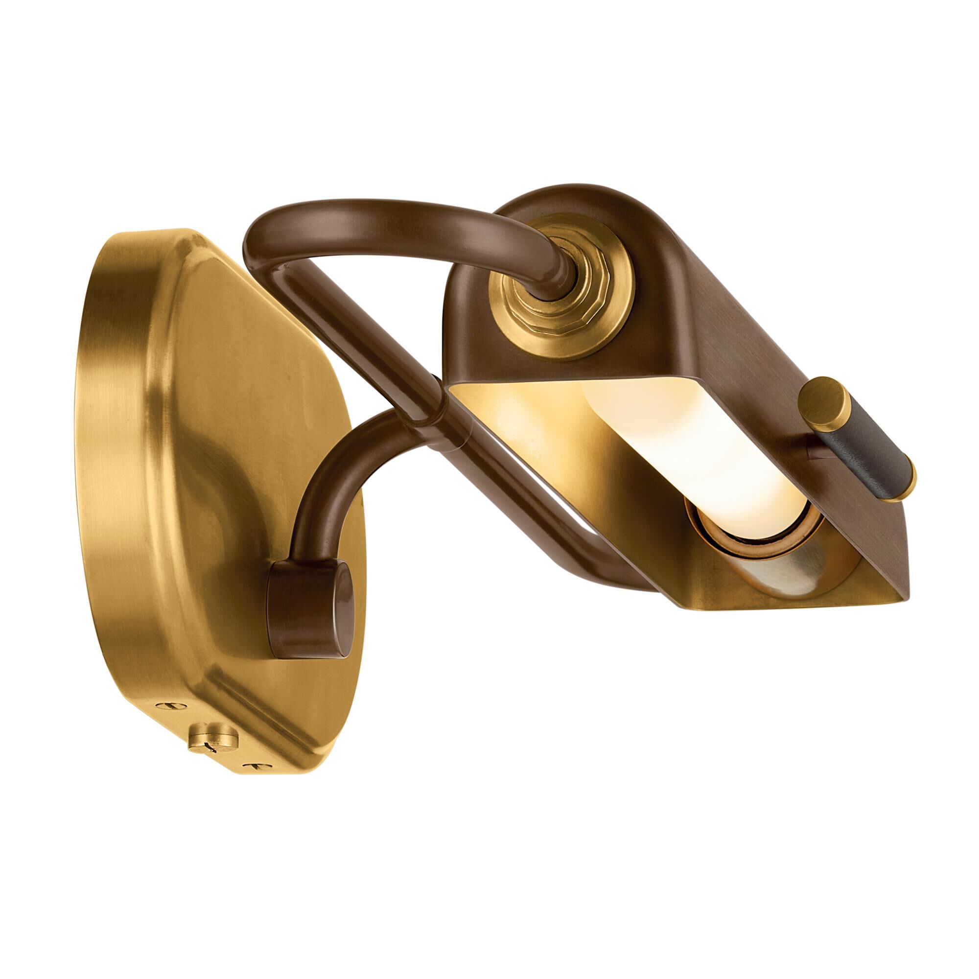 Shown in Lacquered Bronze finish and Metal shade