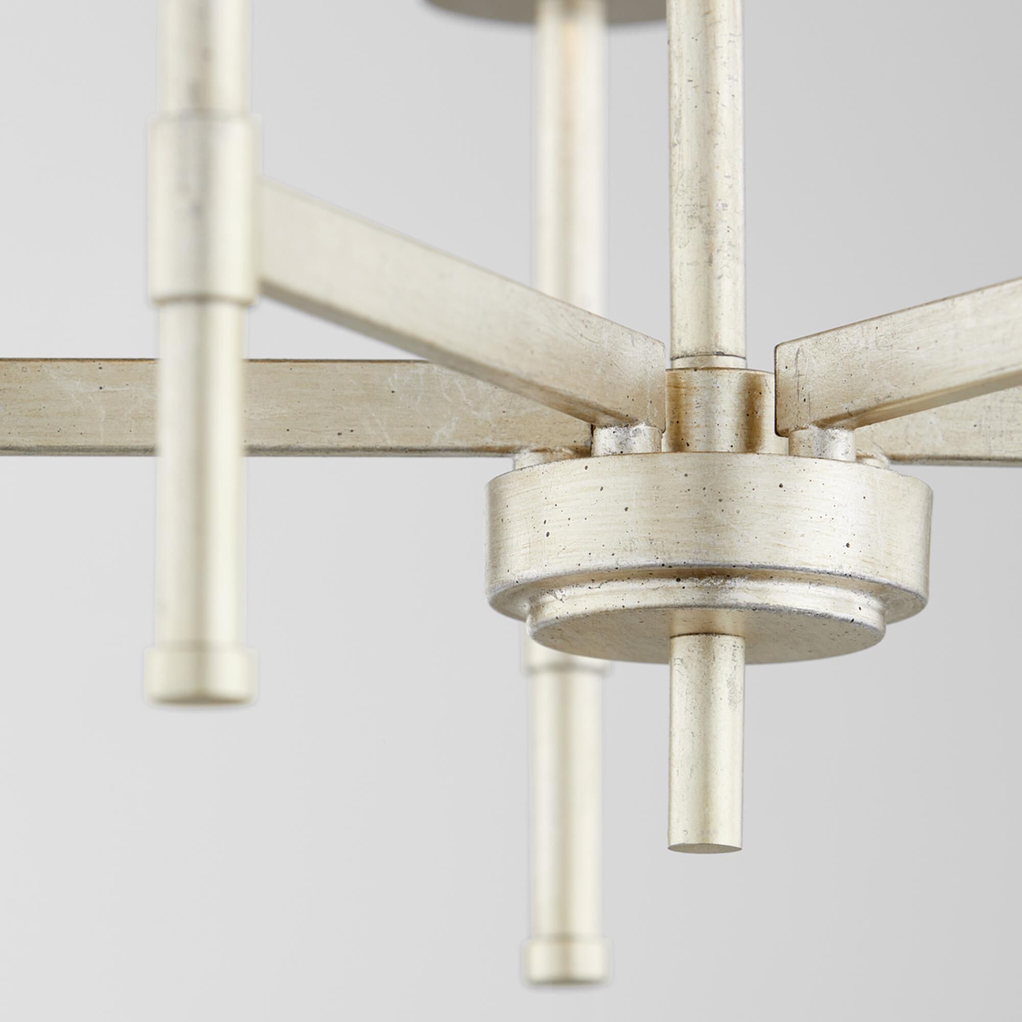 Shown in Aged Silver Leaf finish