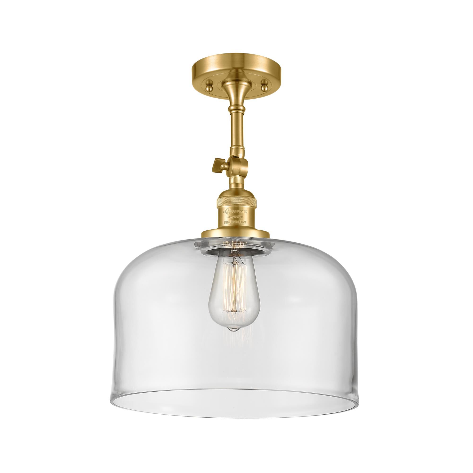 Bruno Marashlian Bell 12 Inch 1 Light Semi Flush Mount by Innovations Lighting