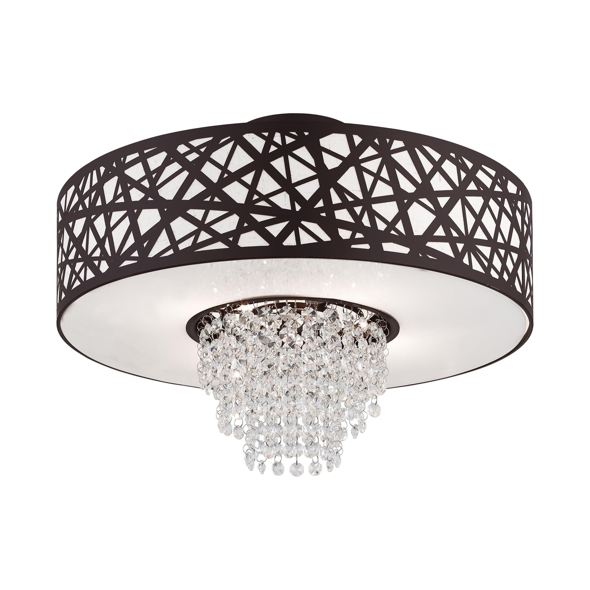 Allendale 18 Inch 4 Light Semi Flush Mount by Livex Lighting