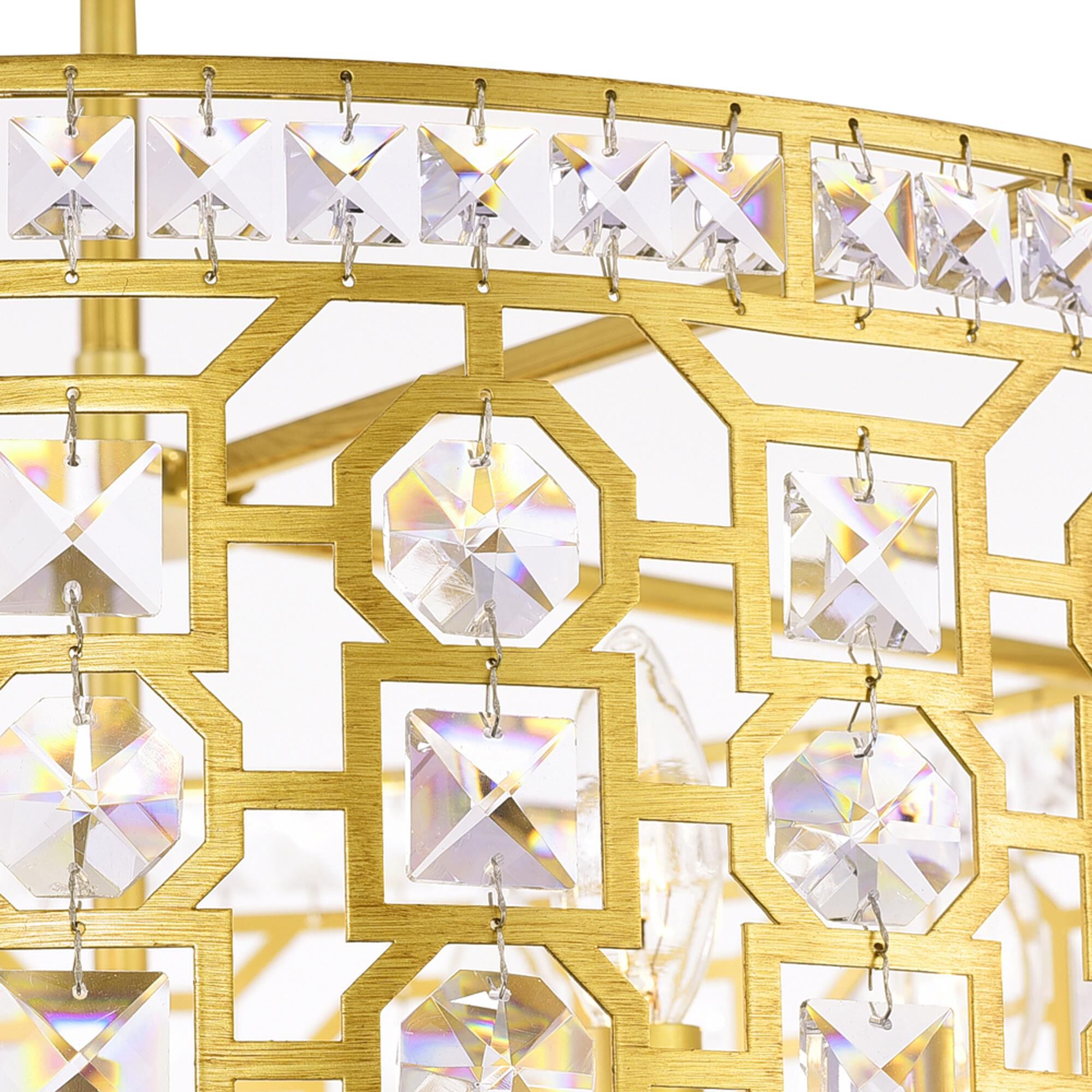 Shown in Champagne finish and K9 Clear crystal