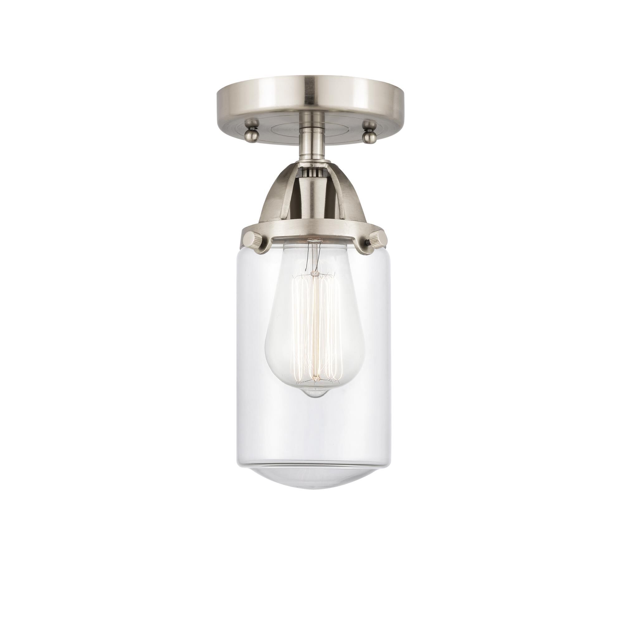 Bruno Marashlian Dover 4 Inch 1 Light Semi Flush Mount by Innovations Lighting