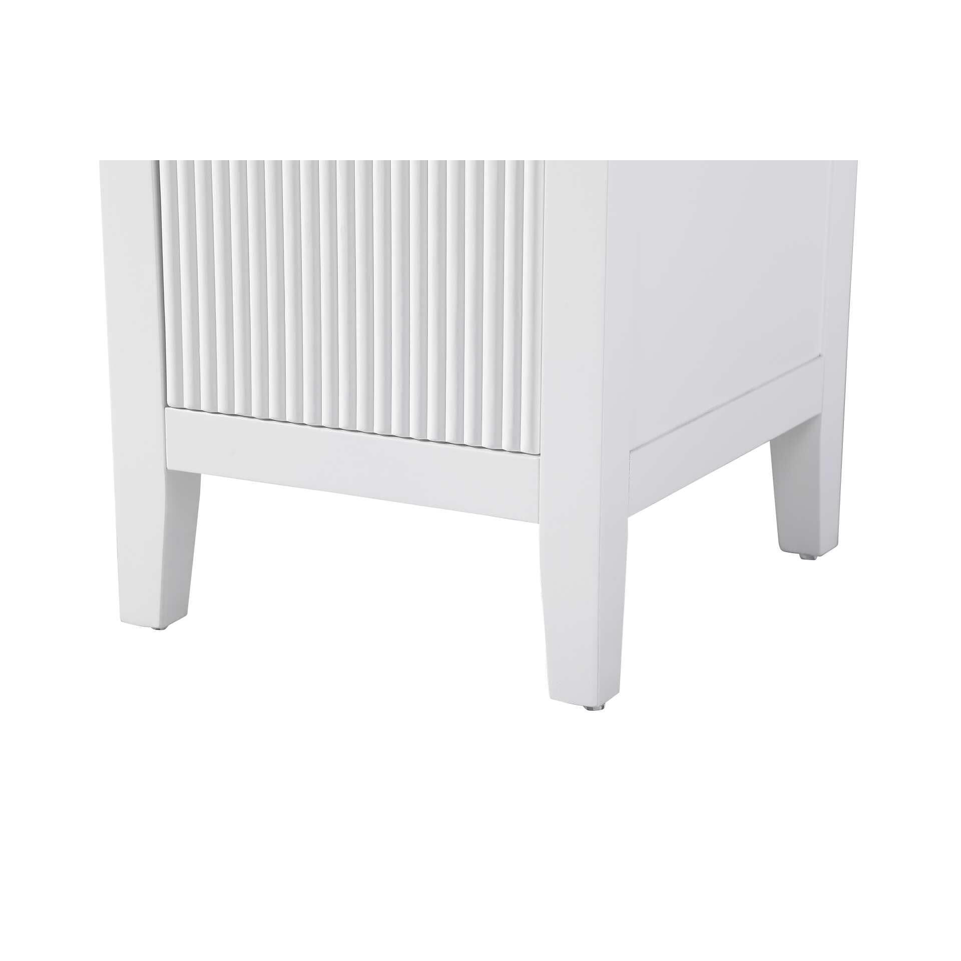 Shown in White finish