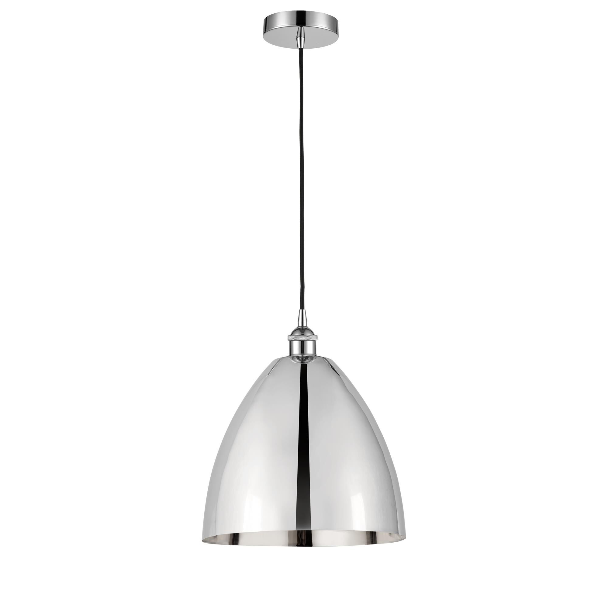 Shown in Polished Chrome finish and Polished Chrome Edison Dome shade