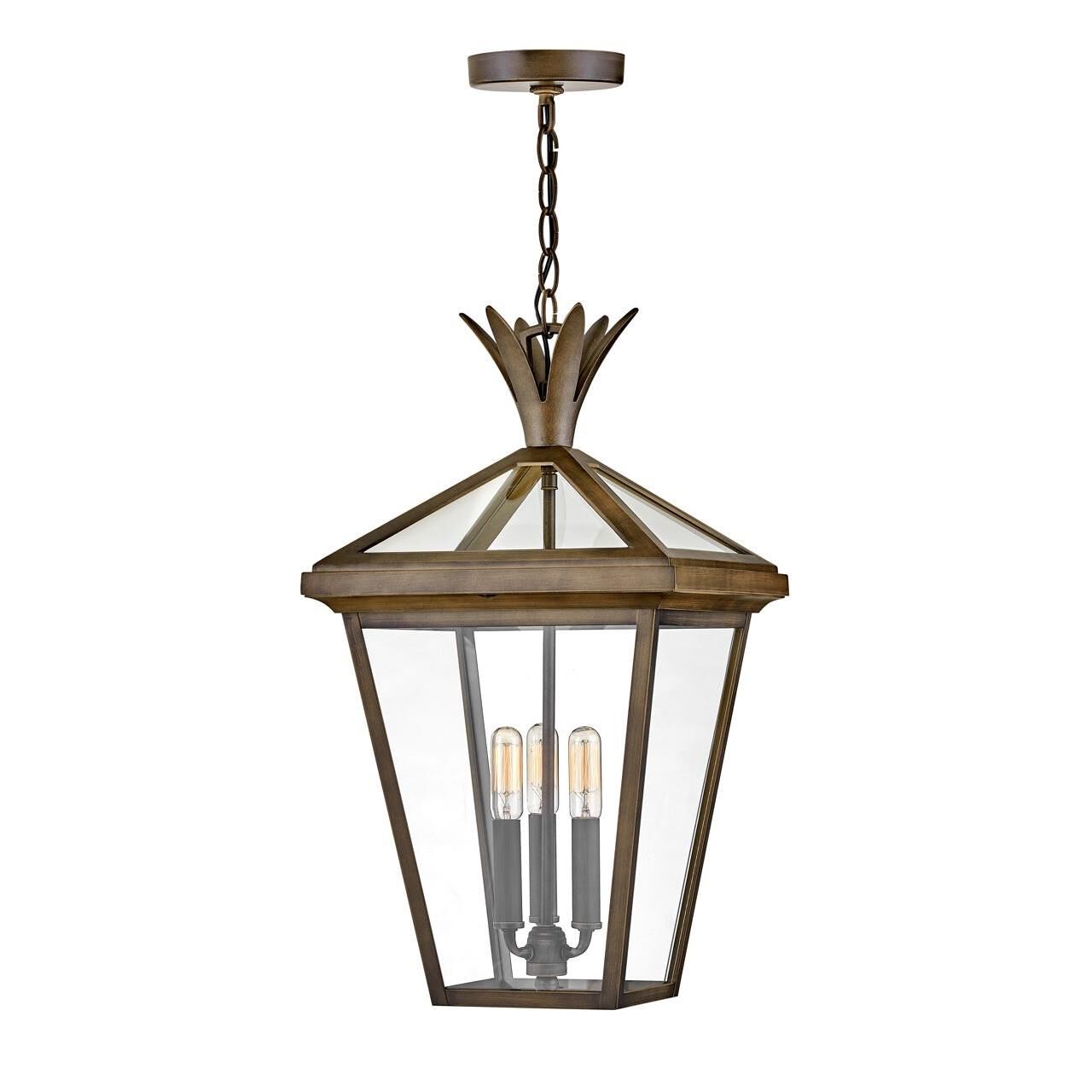 Palma 21 Inch Tall 3 Light Outdoor Hanging Lantern by Hinkley Lighting