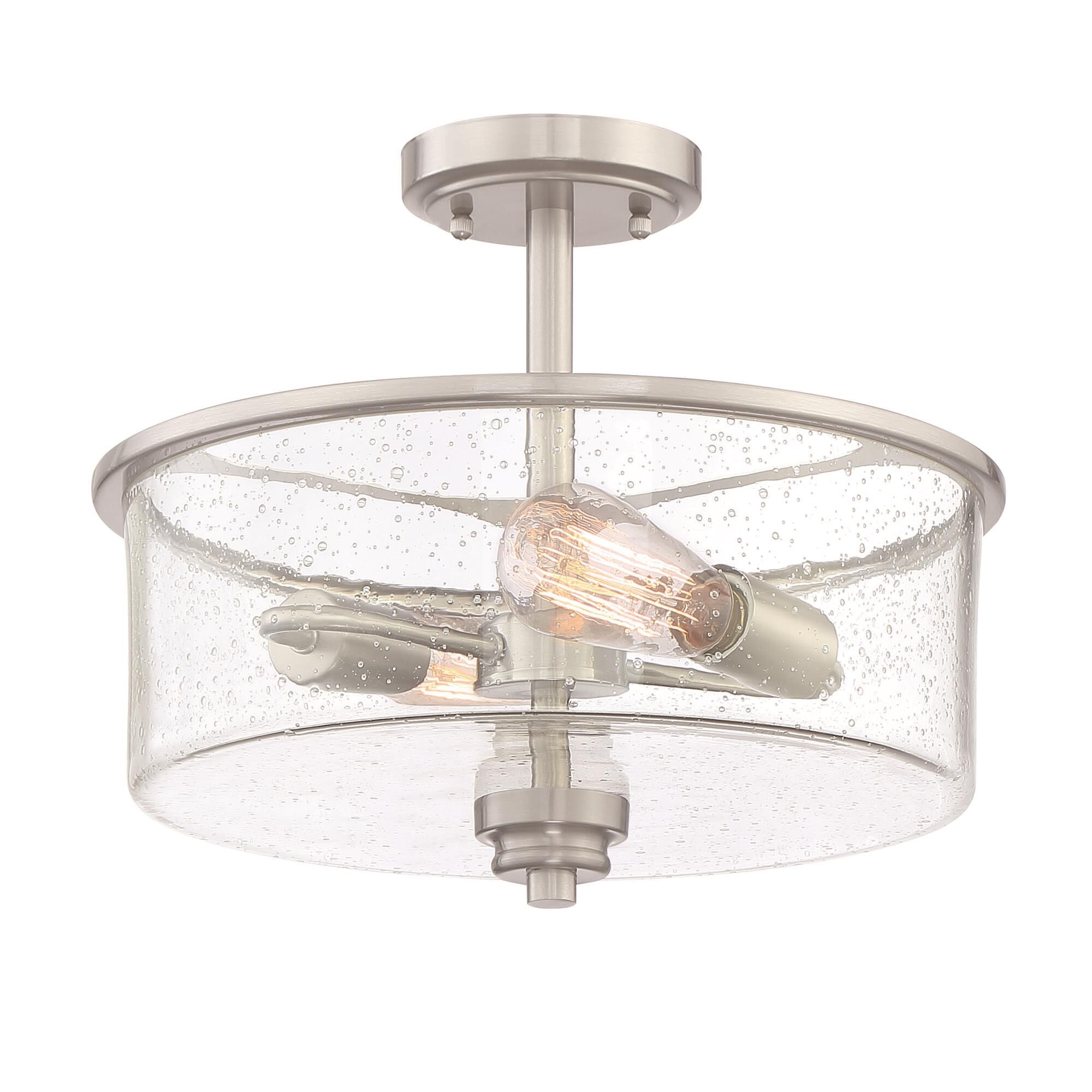 Bolden 13 Inch 2 Light Semi Flush Mount by Craftmade