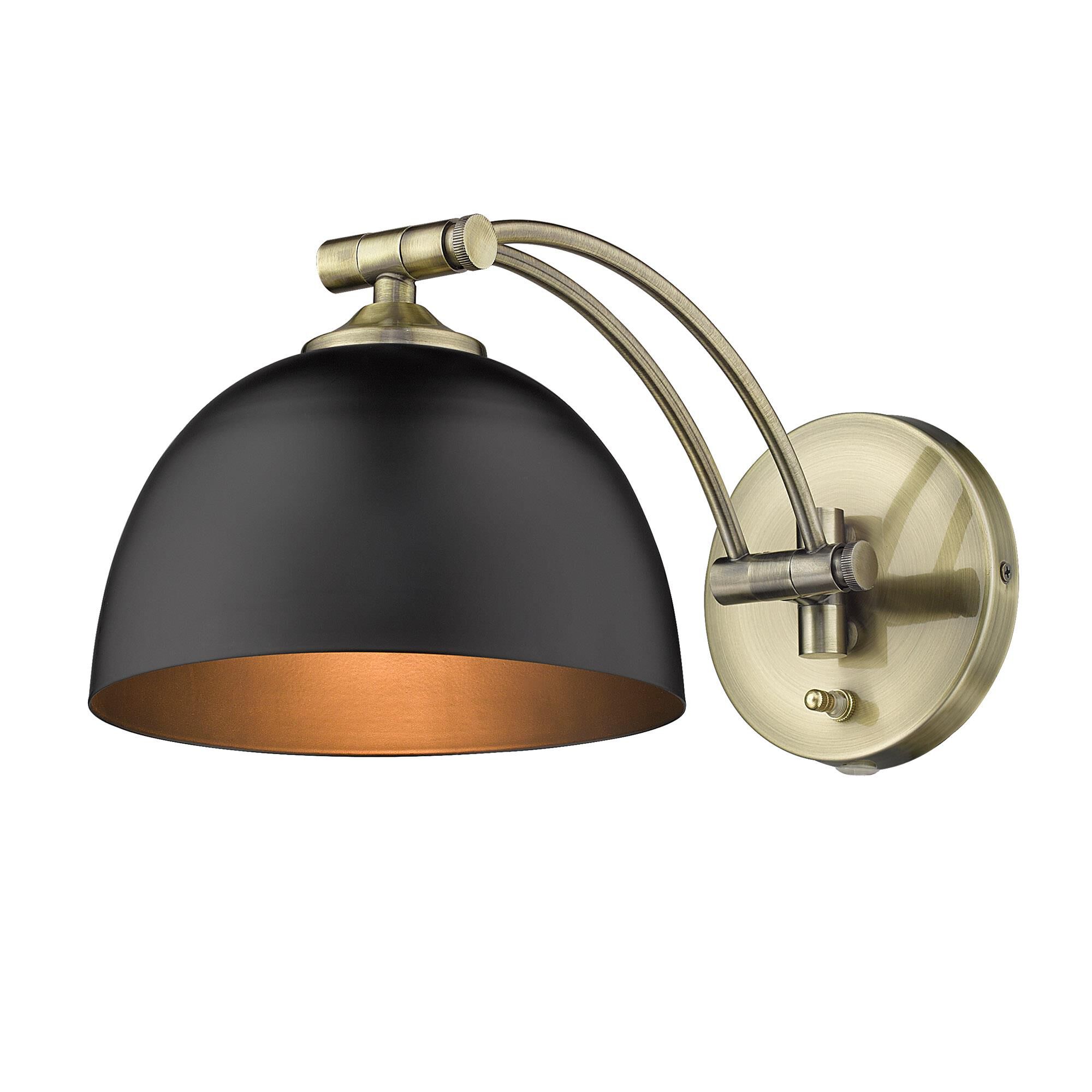 Rey 8 Inch Wall Sconce by Golden Lighting