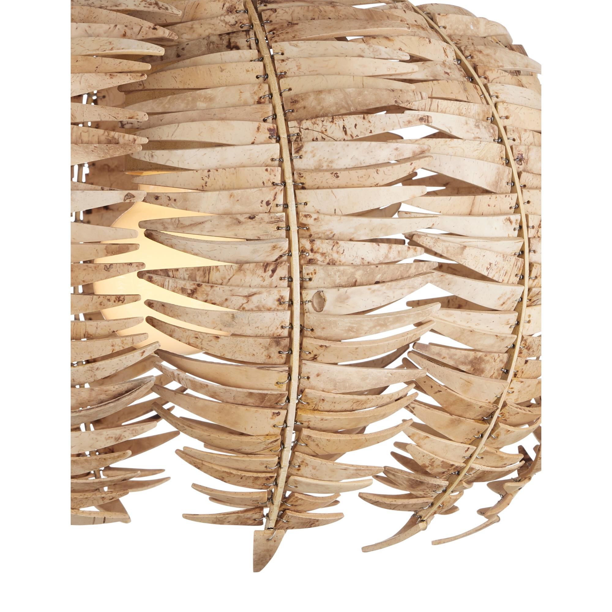 Tiptur 16 Inch Semi Flush Mount by Currey and Company