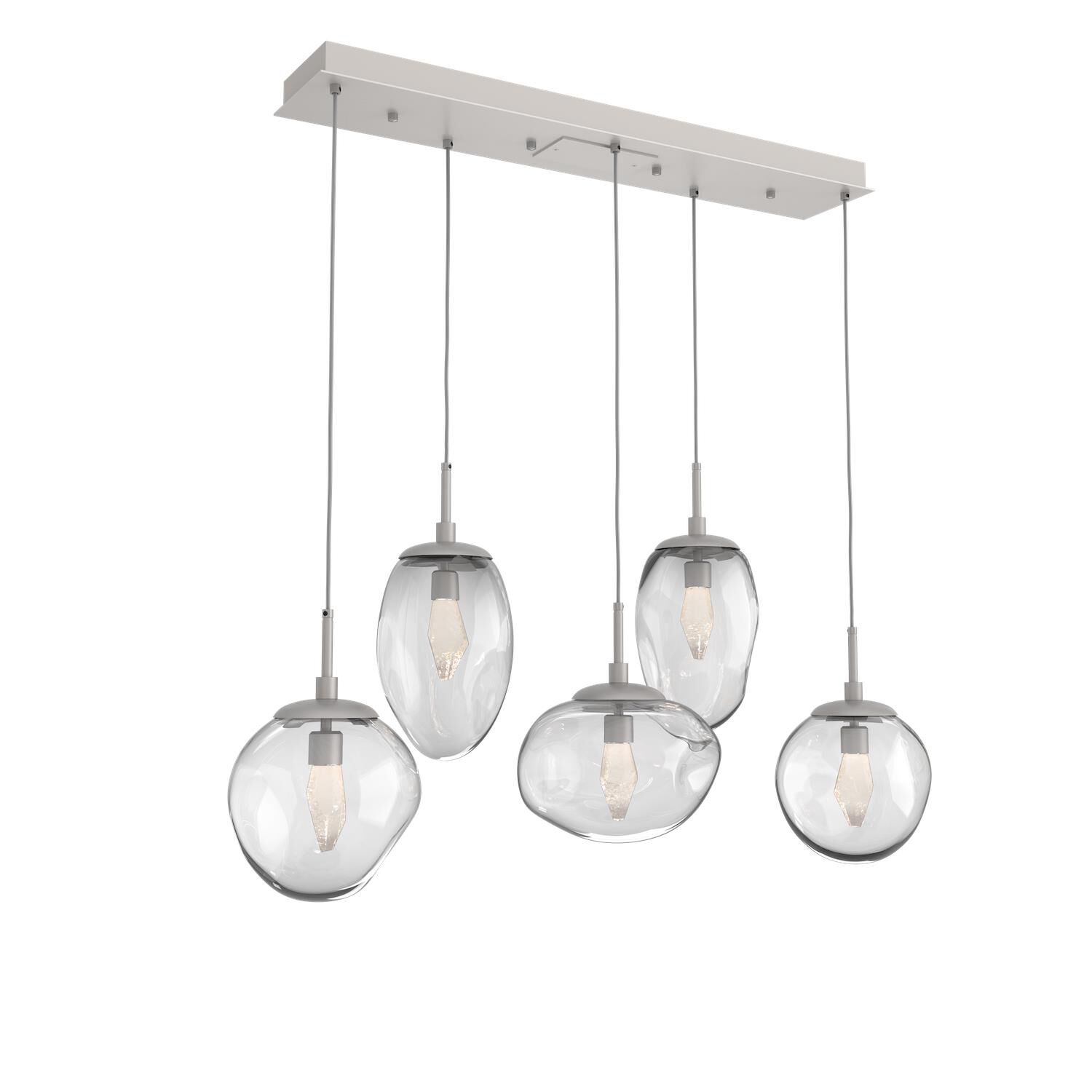 Shown in Metallic Beige Silver finish and Geo Inner Clear Outer glass