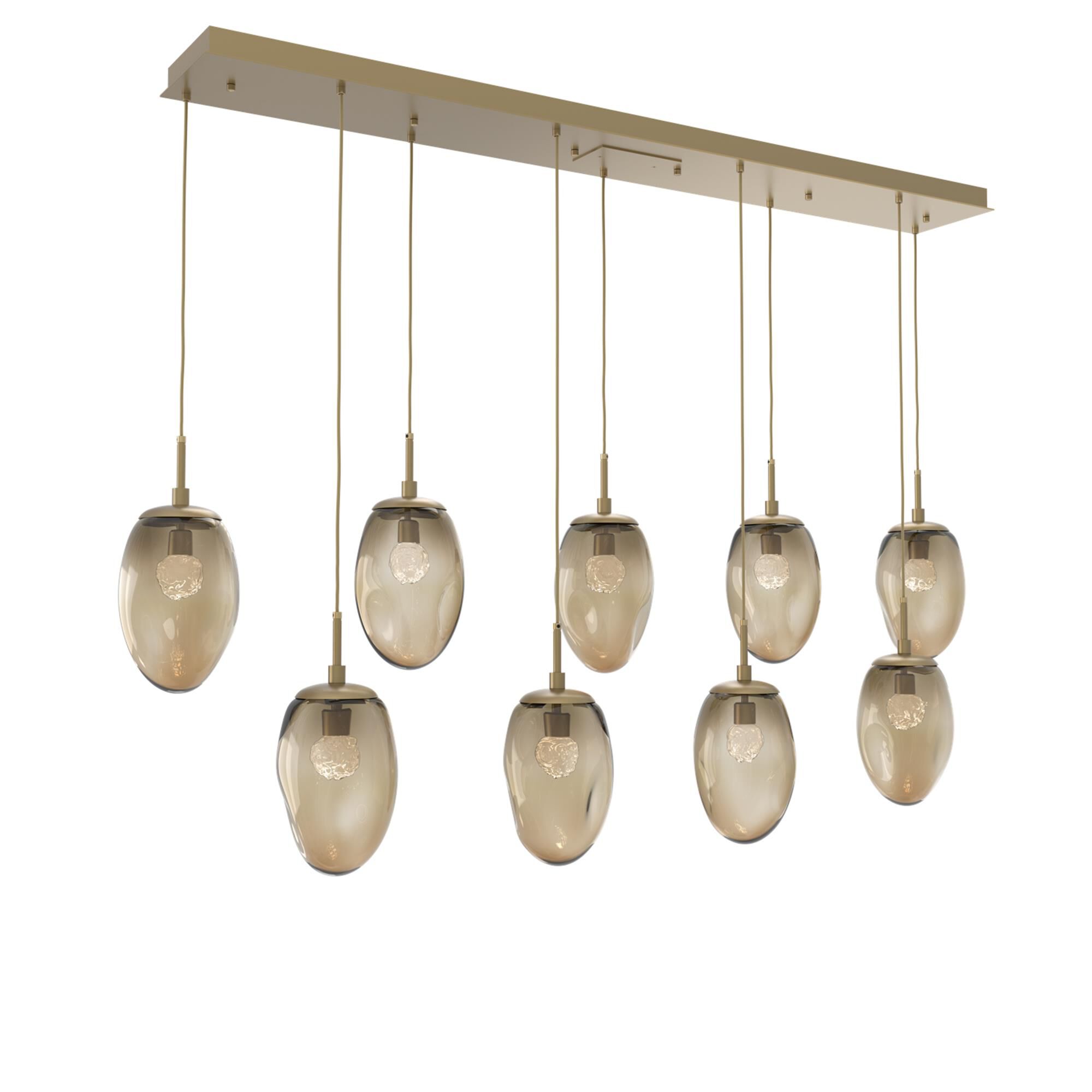 Levi Wilson Nebula 70 Inch 9 Light LED Linear Suspension Light by Hammerton Studio