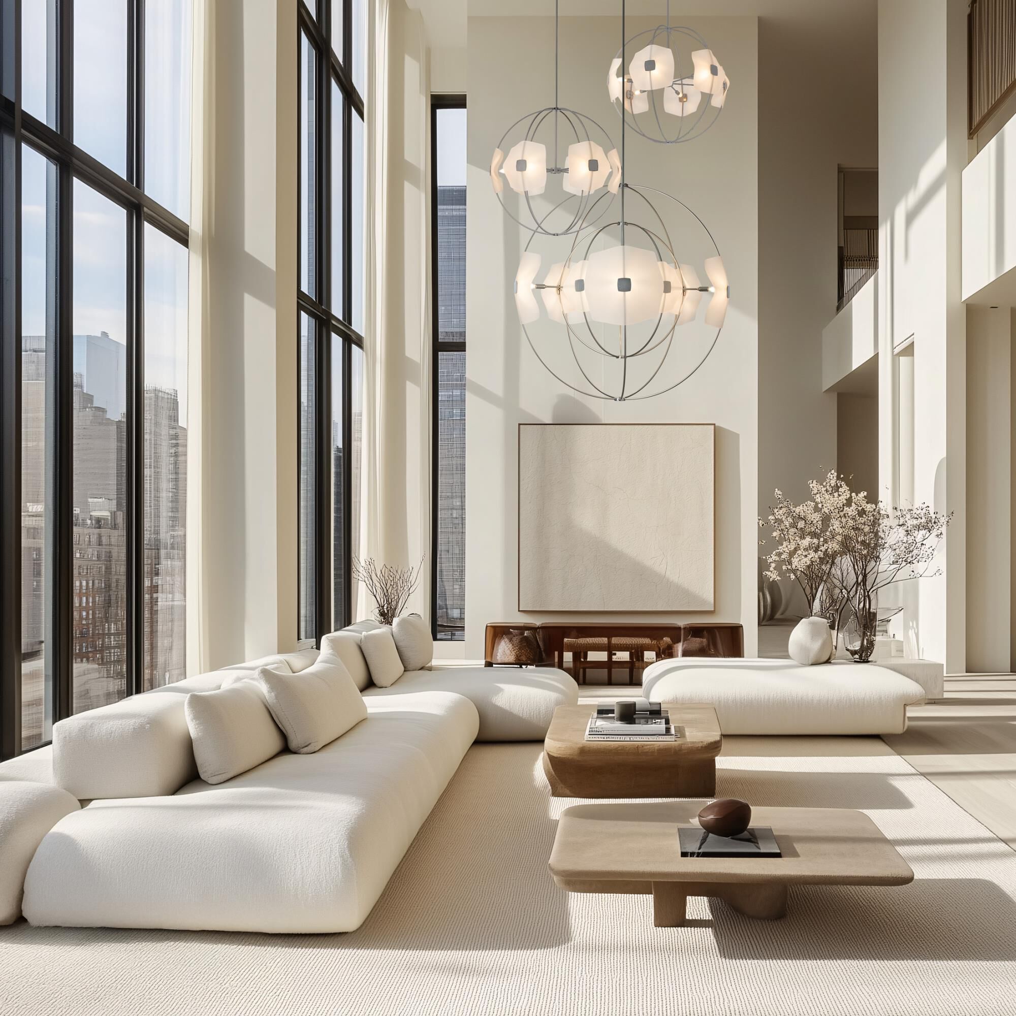 Astra 32 Inch Cage Pendant by Hubbardton Forge