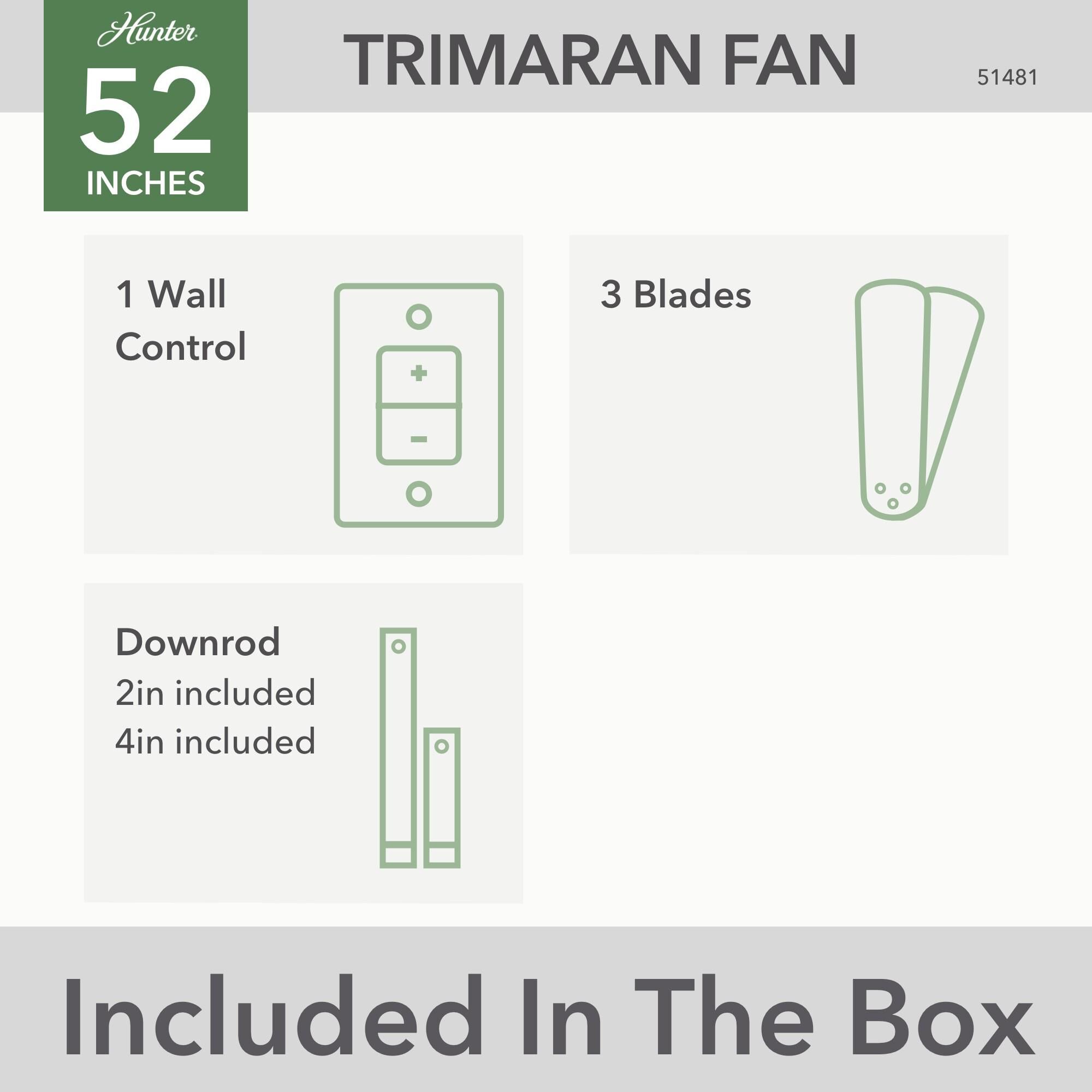Trimaran Ceiling Fan by Hunter Fan