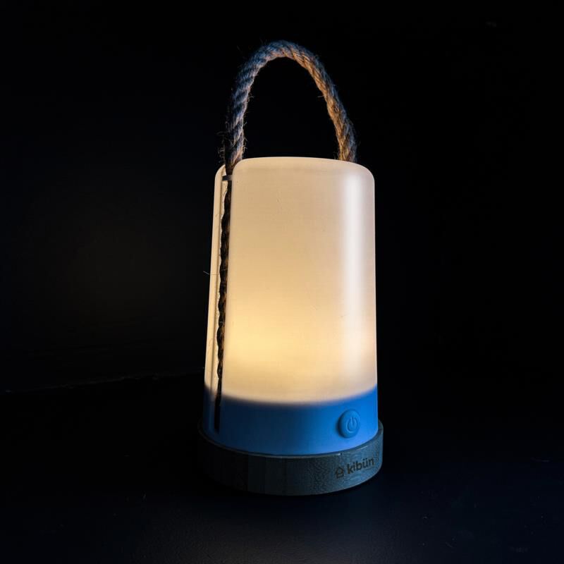 Kibun Groove 7 Inch Outdoor Table Lamp by Bulbrite