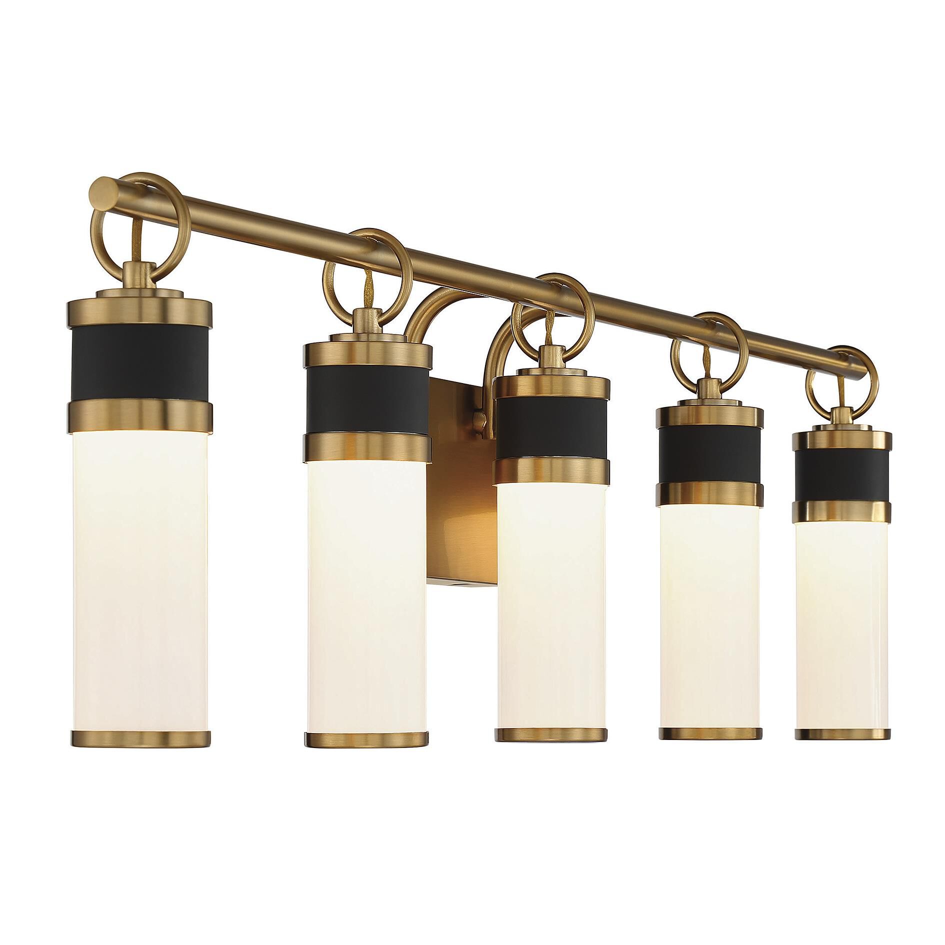 Abel 39 Inch 5 Light LED Bath Vanity Light by Savoy House