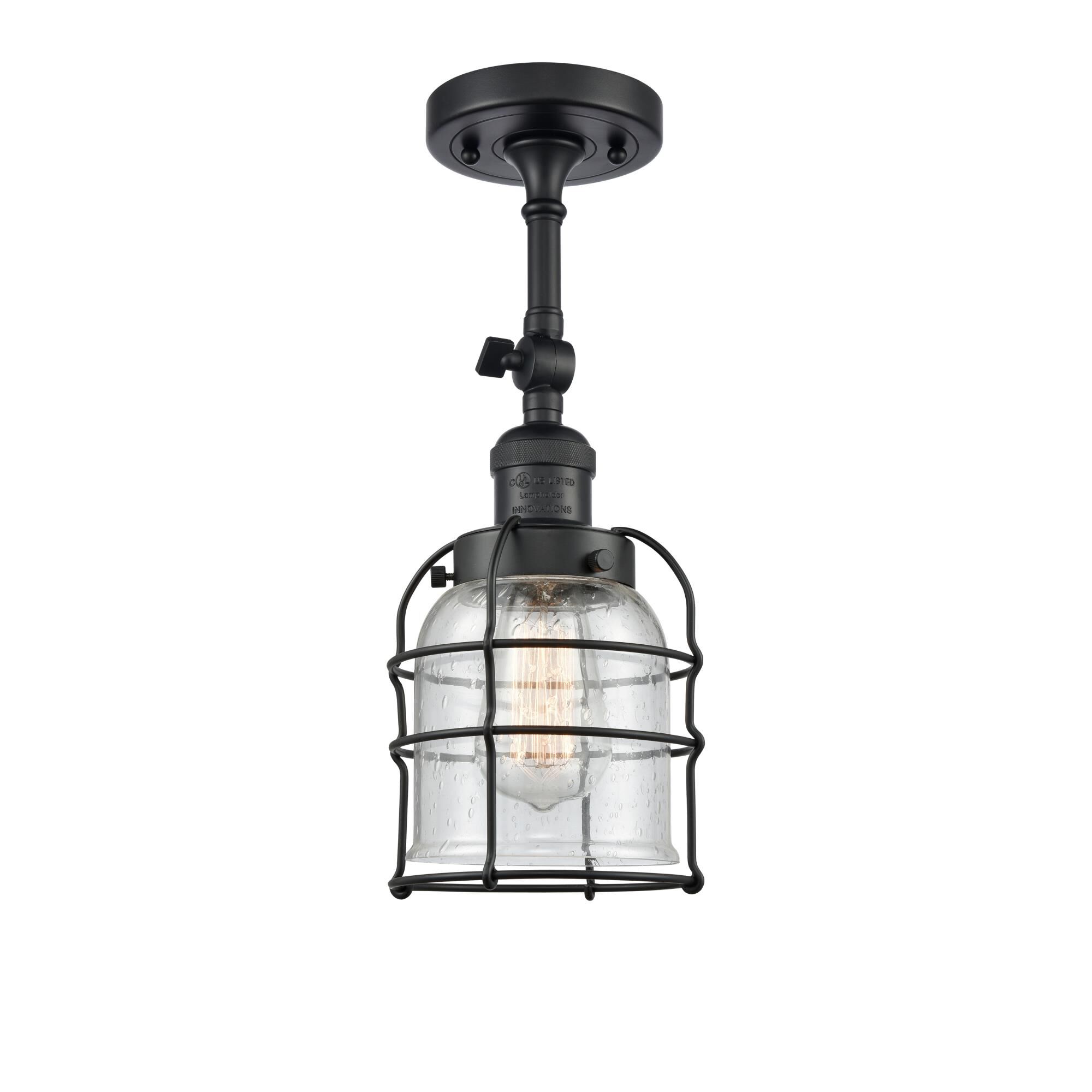 Innovations Lighting Bruno Marashlian Small Bell Cage 12 Inch Wall Sconce