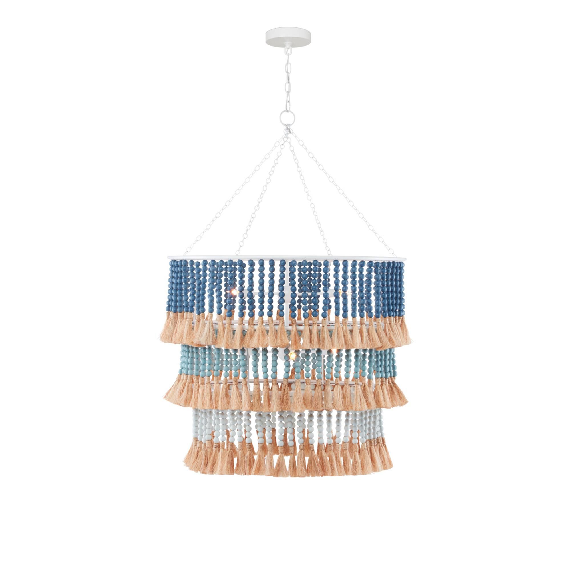 Jamie Beckwith St. Barts 33 Inch Chandelier,