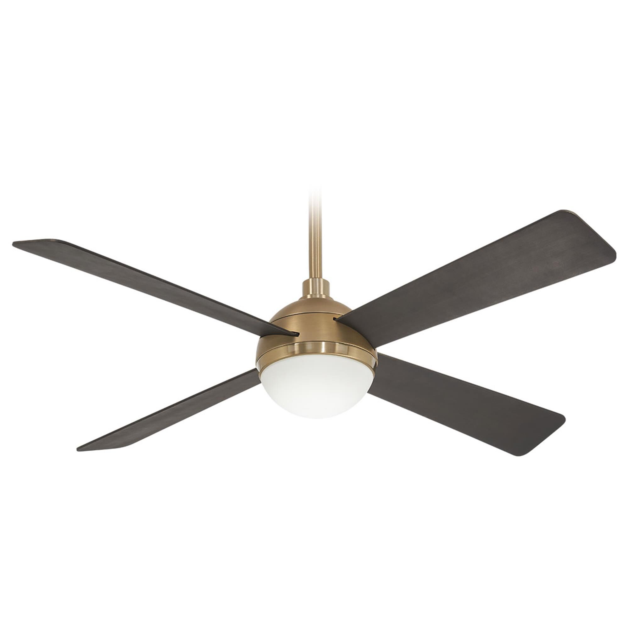 Shown in Soft Brass finish and White glass and Glass shade