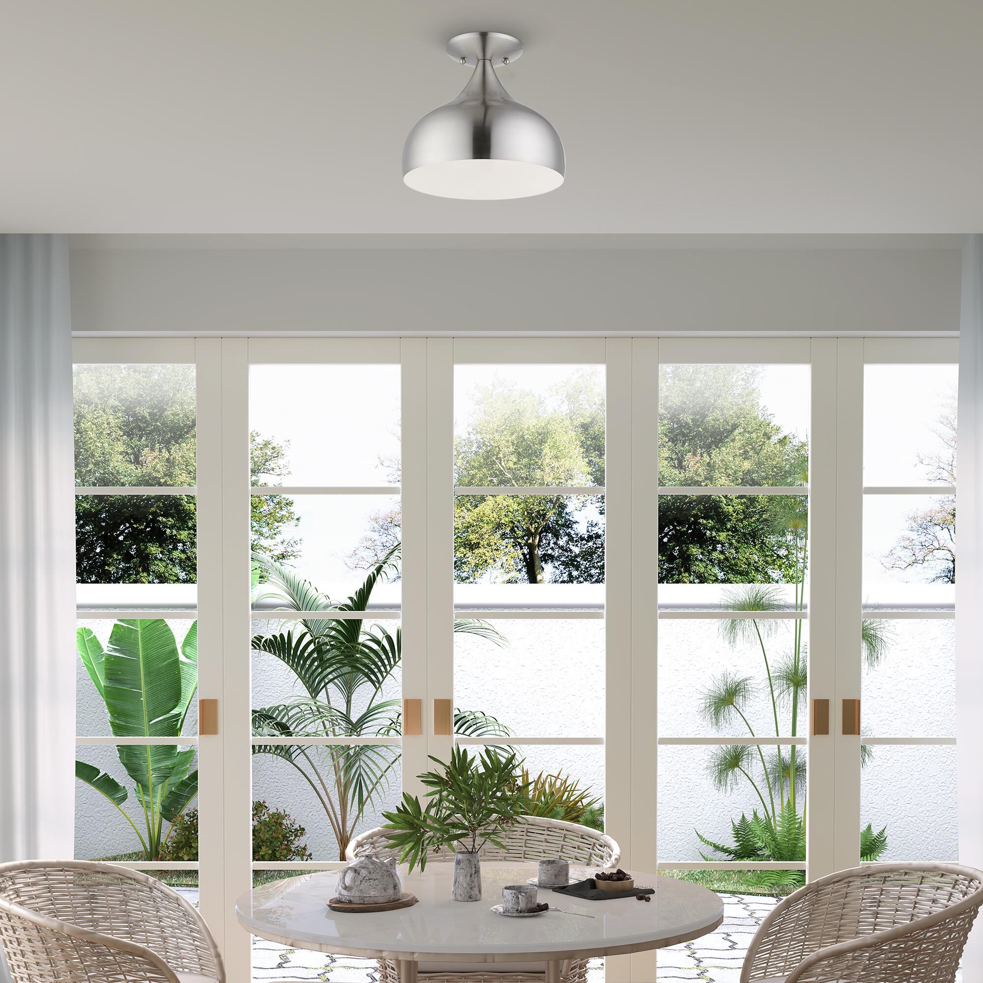 Amador 1 Light Semi Flush Mount by Livex Lighting