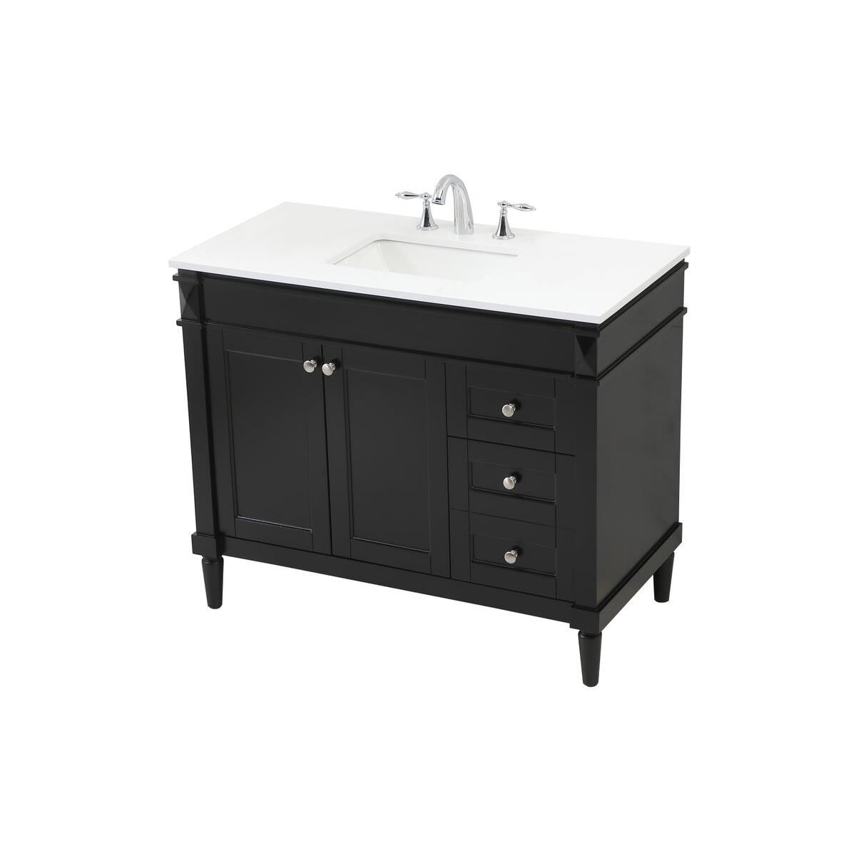 Shown in Black finish and No Backsplash accent