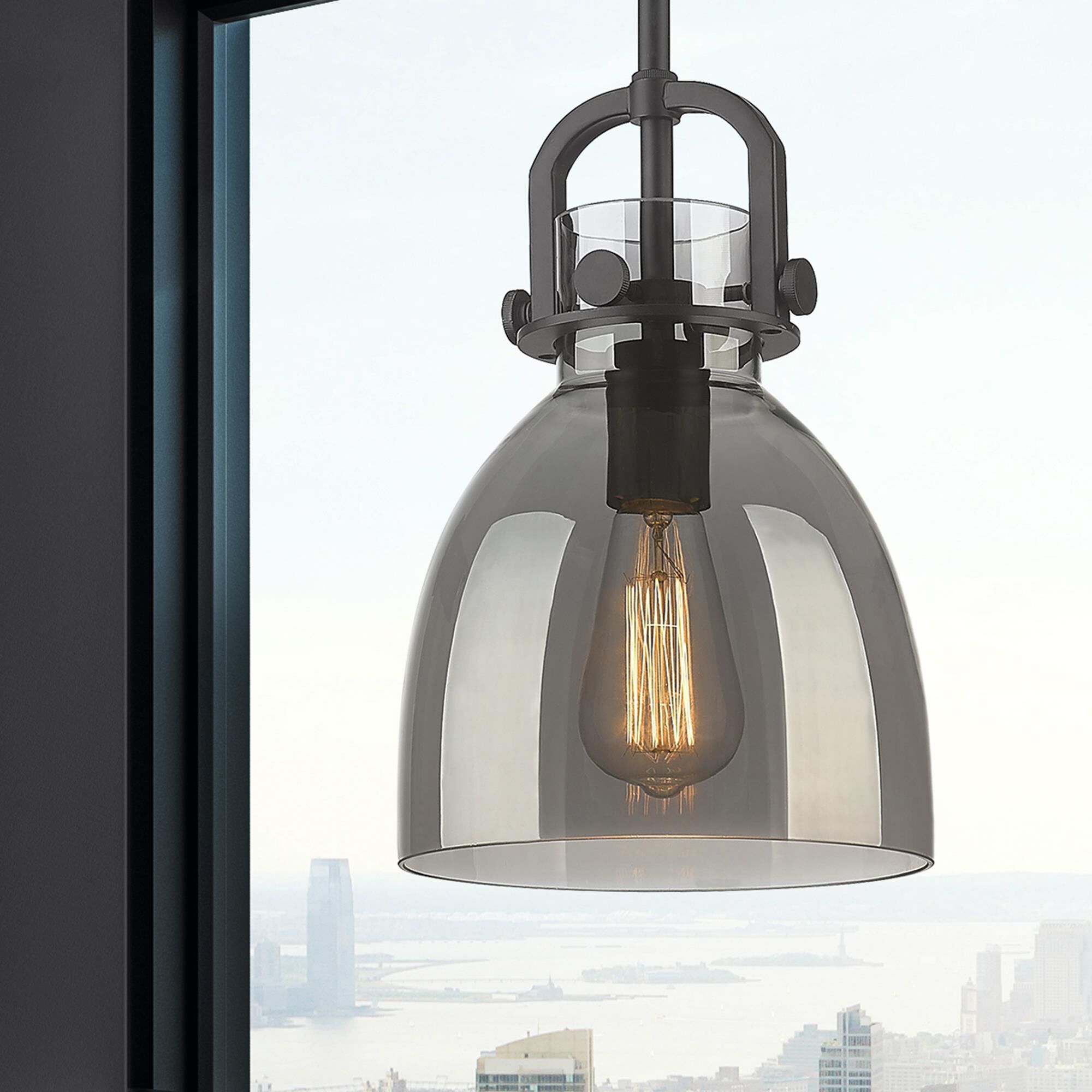 Shown in Matte Black finish and Plated Smoke glass