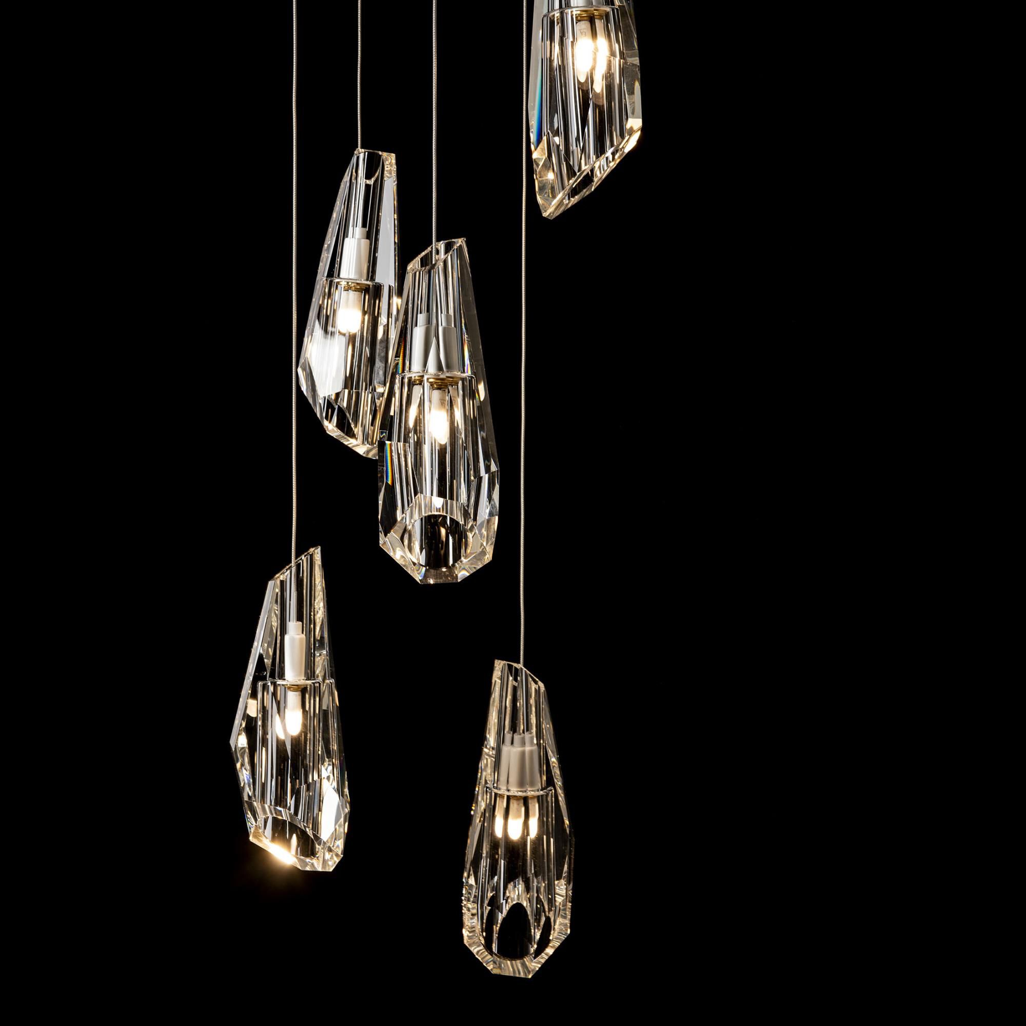 Luma 15 Inch Multi Light Pendant by Hubbardton Forge