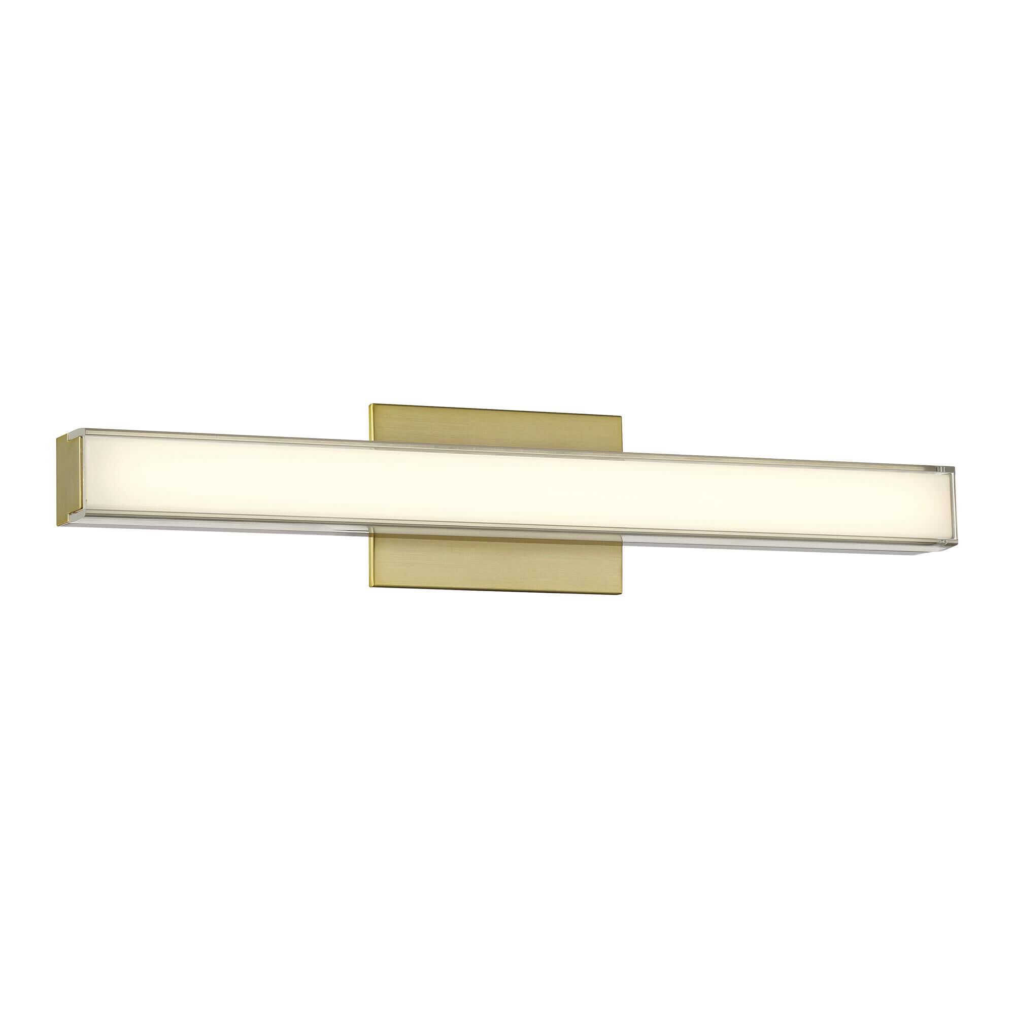 Shown in Ashen Brass finish and Clear glass and Acrylic shade