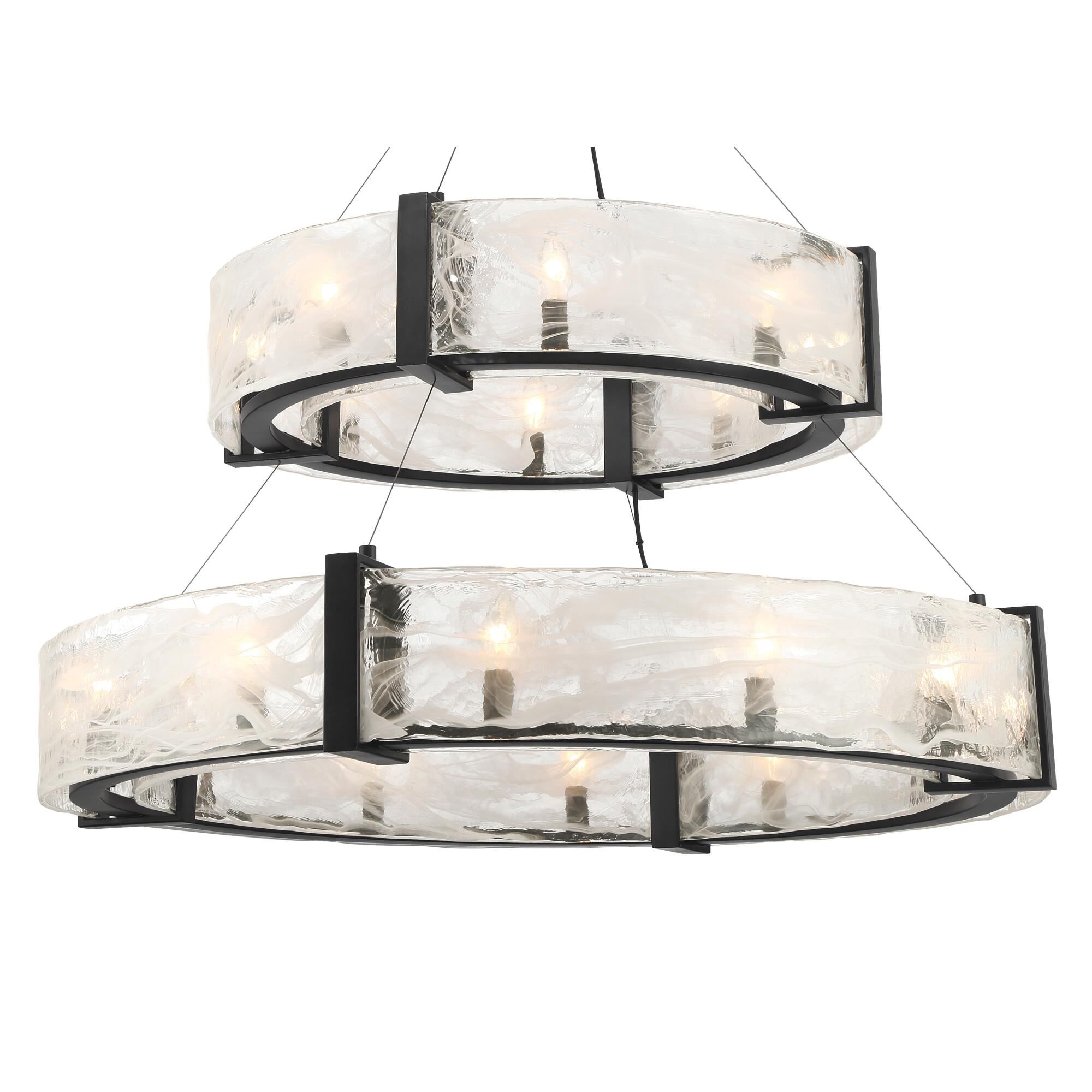 Shown in Coal finish and Cloud glass