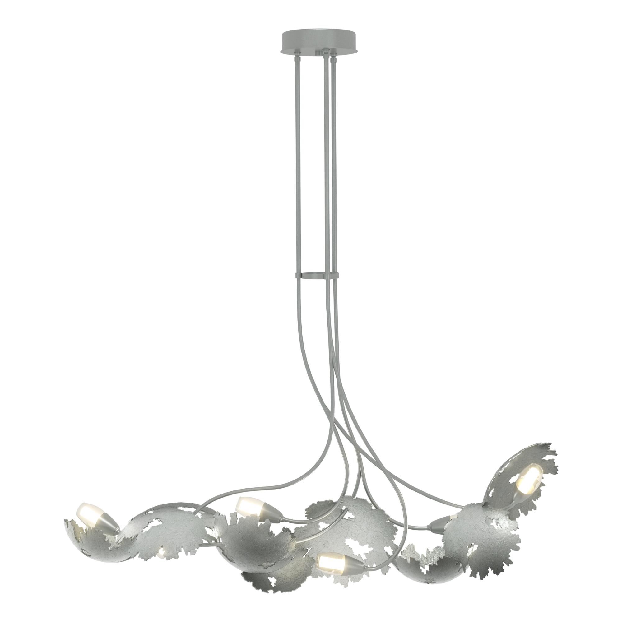 Shown in Vintage Platinum finish and Clear with Frosted Diffuser glass