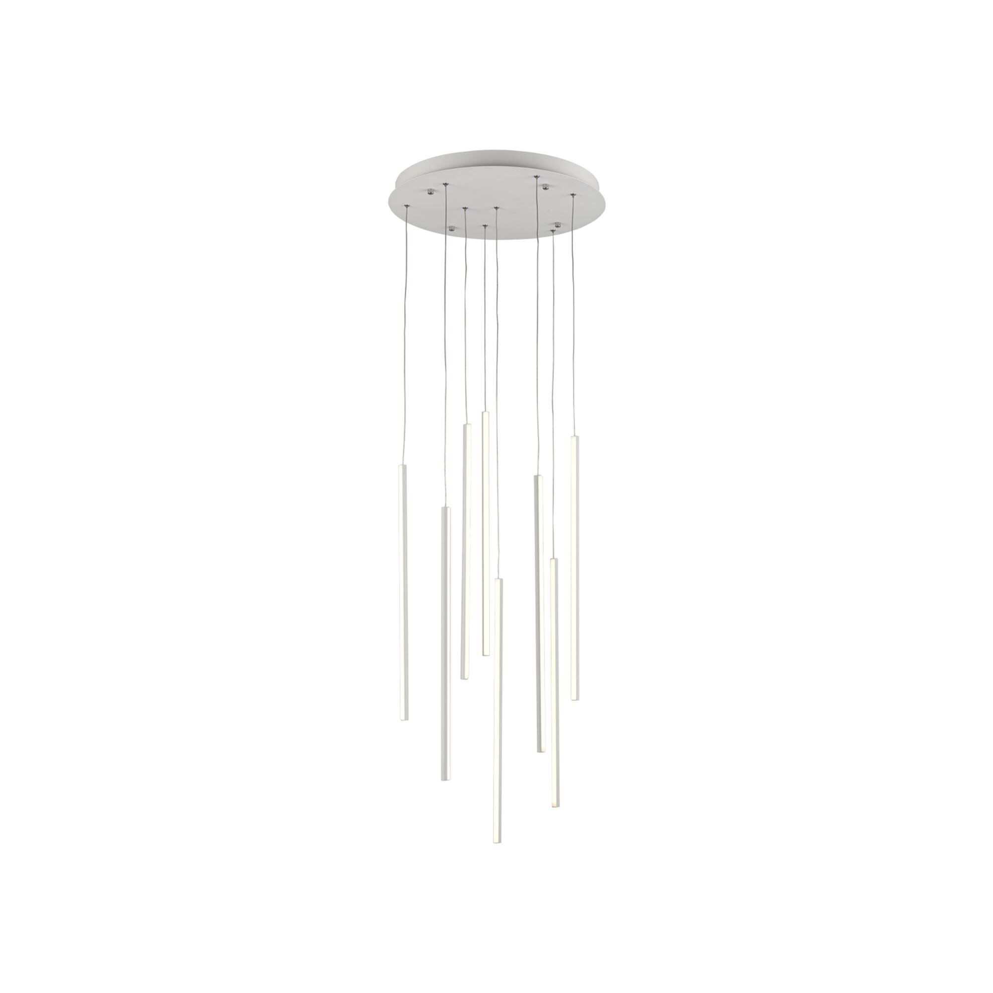 Shown in White finish and Acrylic shade