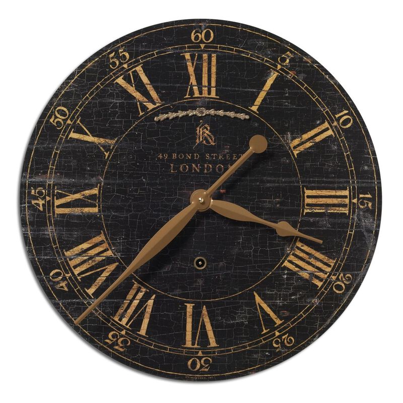 Bond Street Wall Clock by Uttermost
