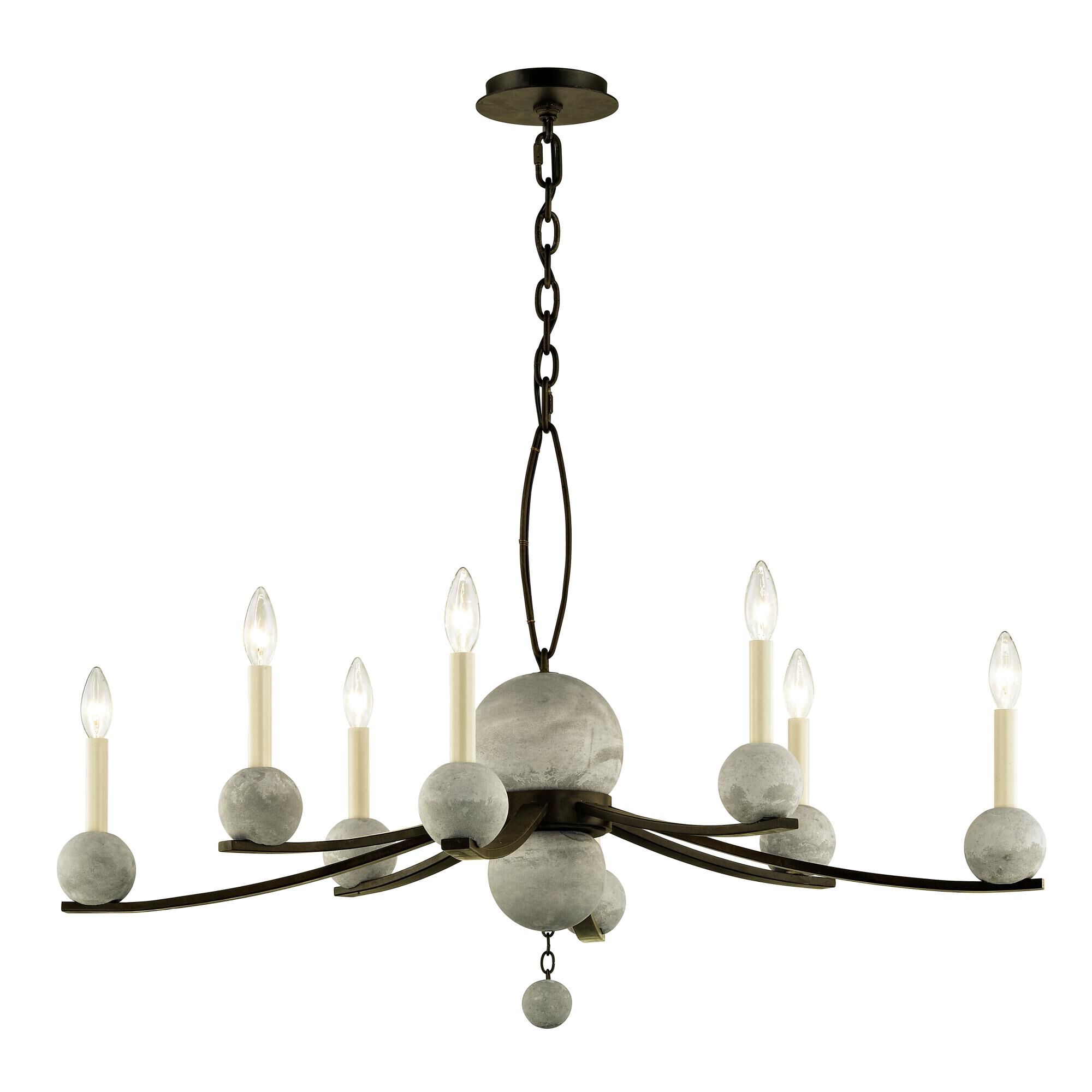 Shown in Natural Rust finish and Raw Concrete accent