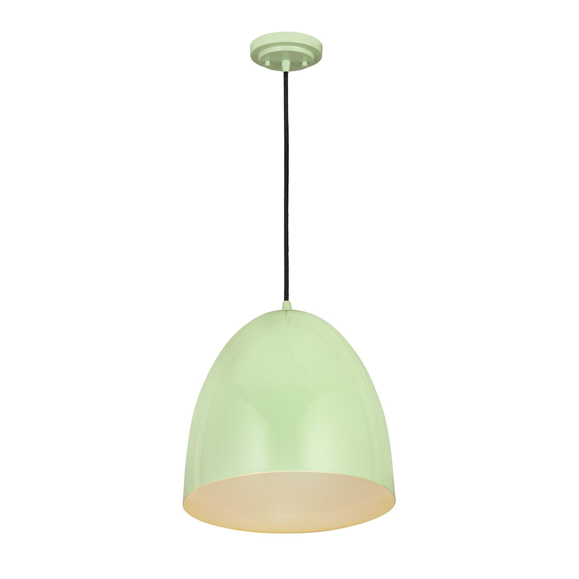 Shown in Mint finish and Iron glass and Iron shade