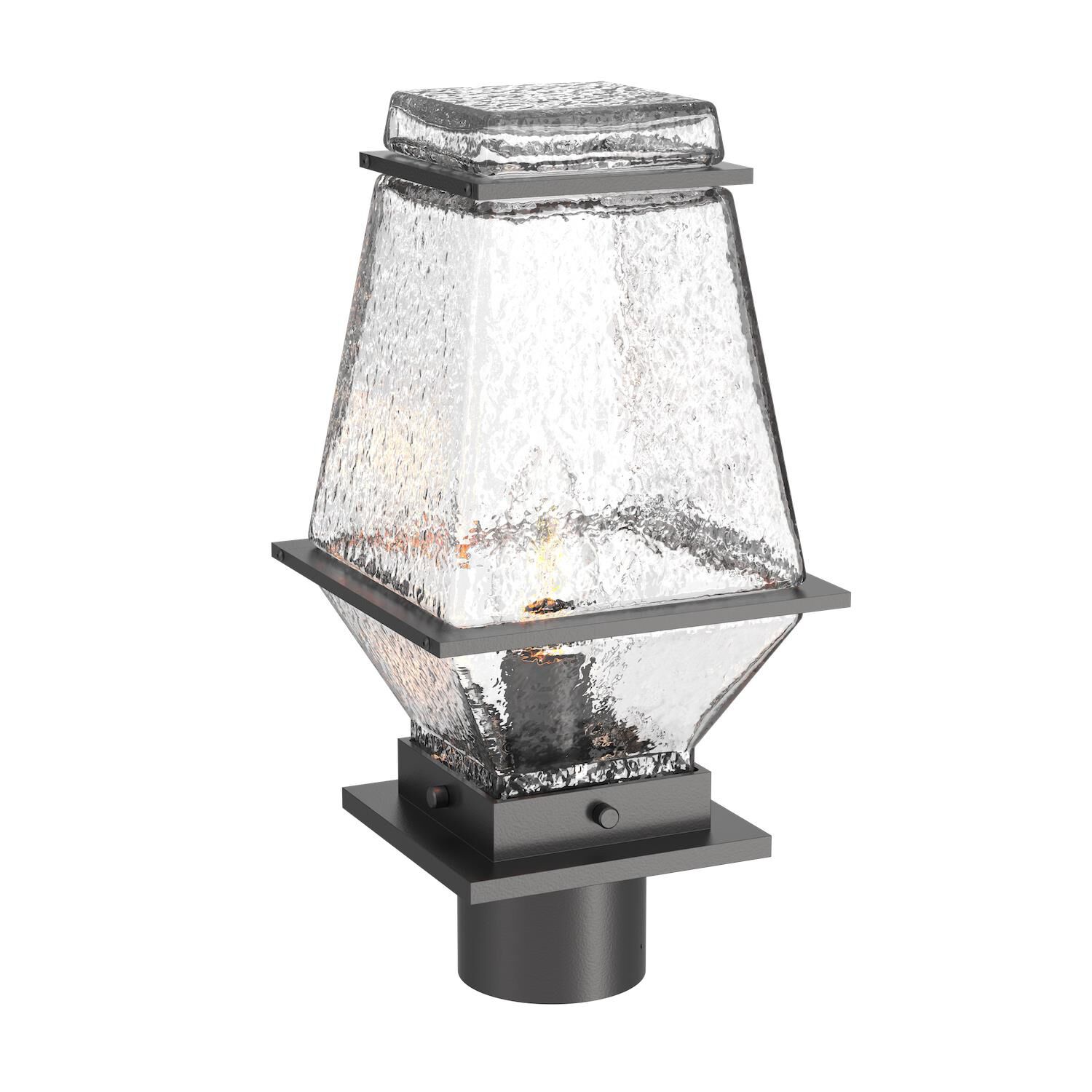 Shown in Argento Grey finish and Clear glass