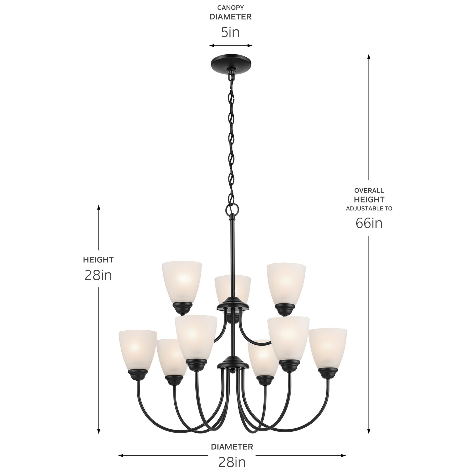 Jolie 28 Inch Chandelier by Kichler Lighting