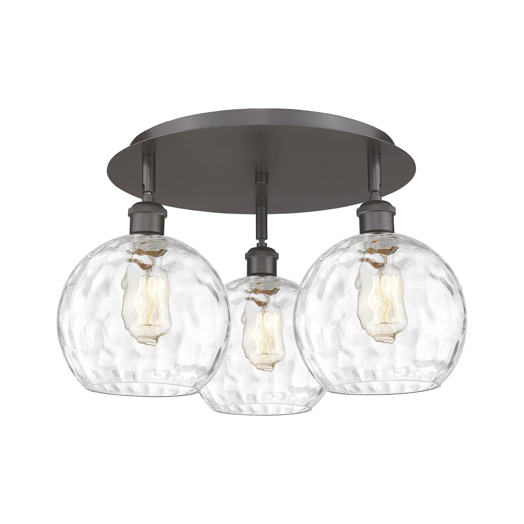 Bruno Marashlian Athens Water Glass 20 Inch Flush Mount by Innovations Lighting