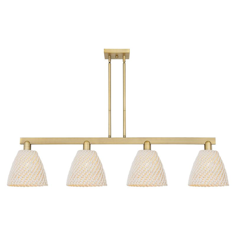Bruno Marashlian Bristol Natural 52 Inch Linear Suspension Light by Innovations Lighting