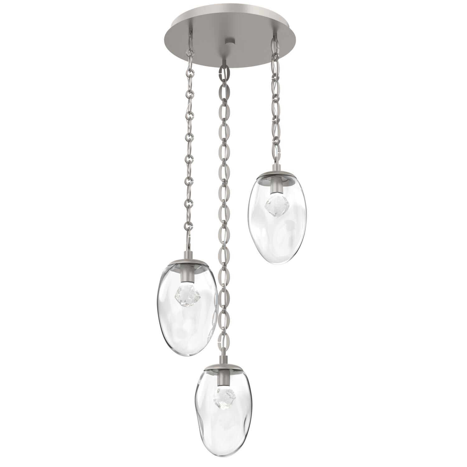 Levi Wilson Meteo Led 20 Inch Multi Light Pendant by Hammerton Studio