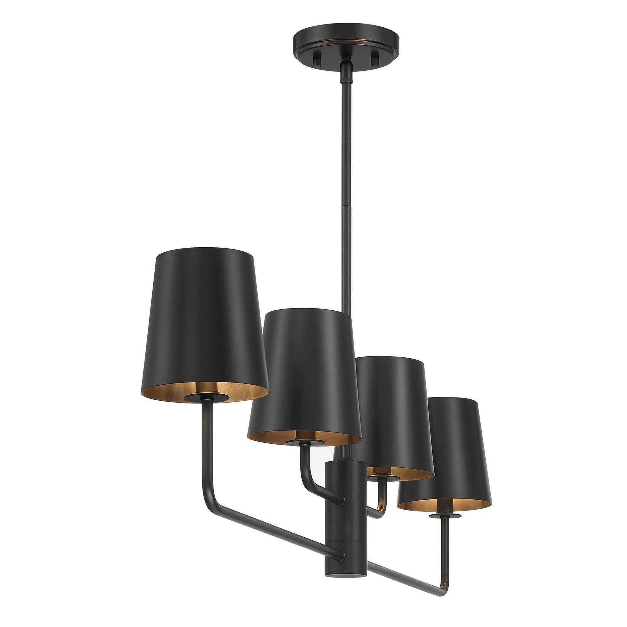 Shown in Matte Black finish and Metal shade