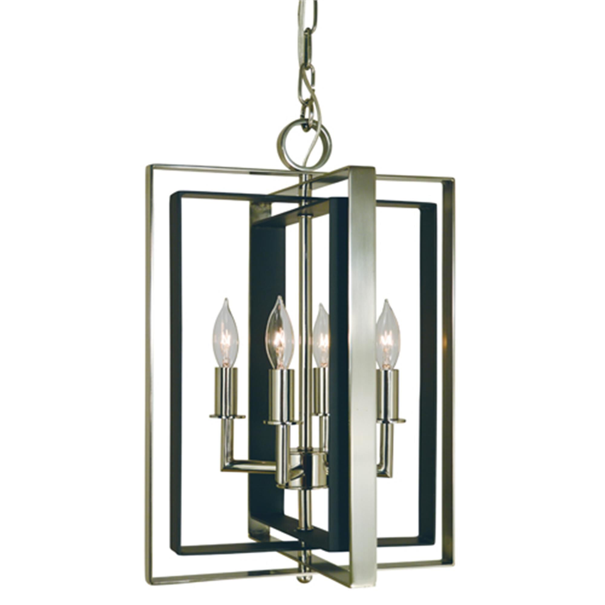 Shown in Polished Nickel With Matte Black finish