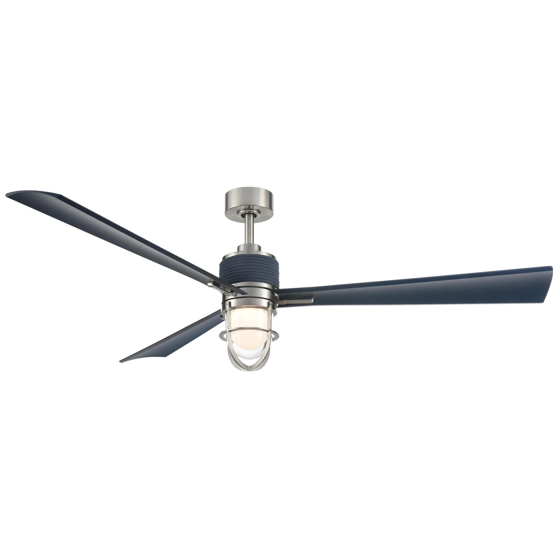 Nauticus 65 Inch Ceiling Fan with Light Kit by Minka Aire