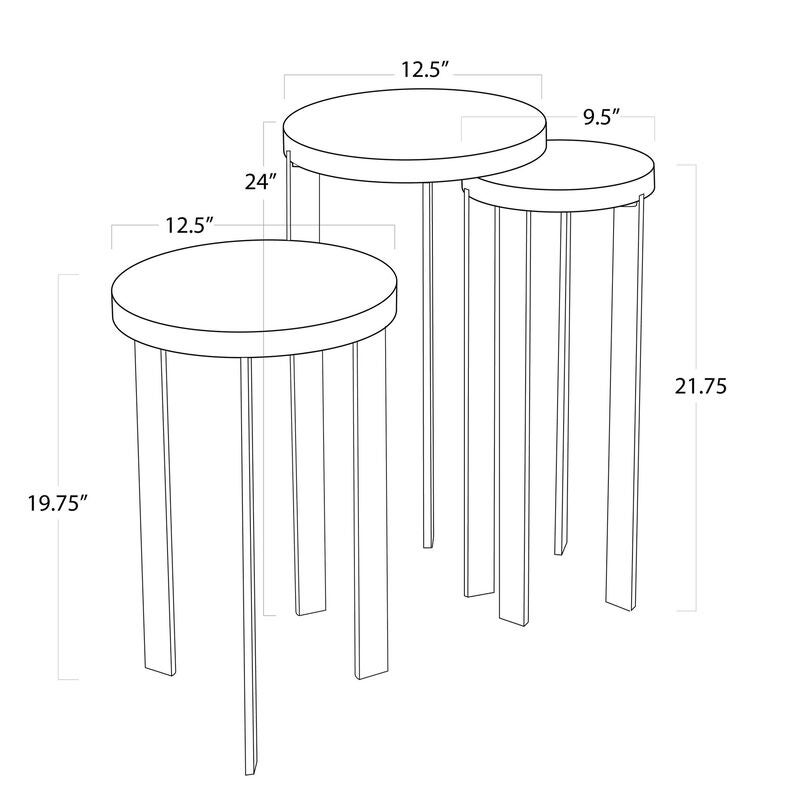 Andres 24 Inch Accent Table by Regina Andrew