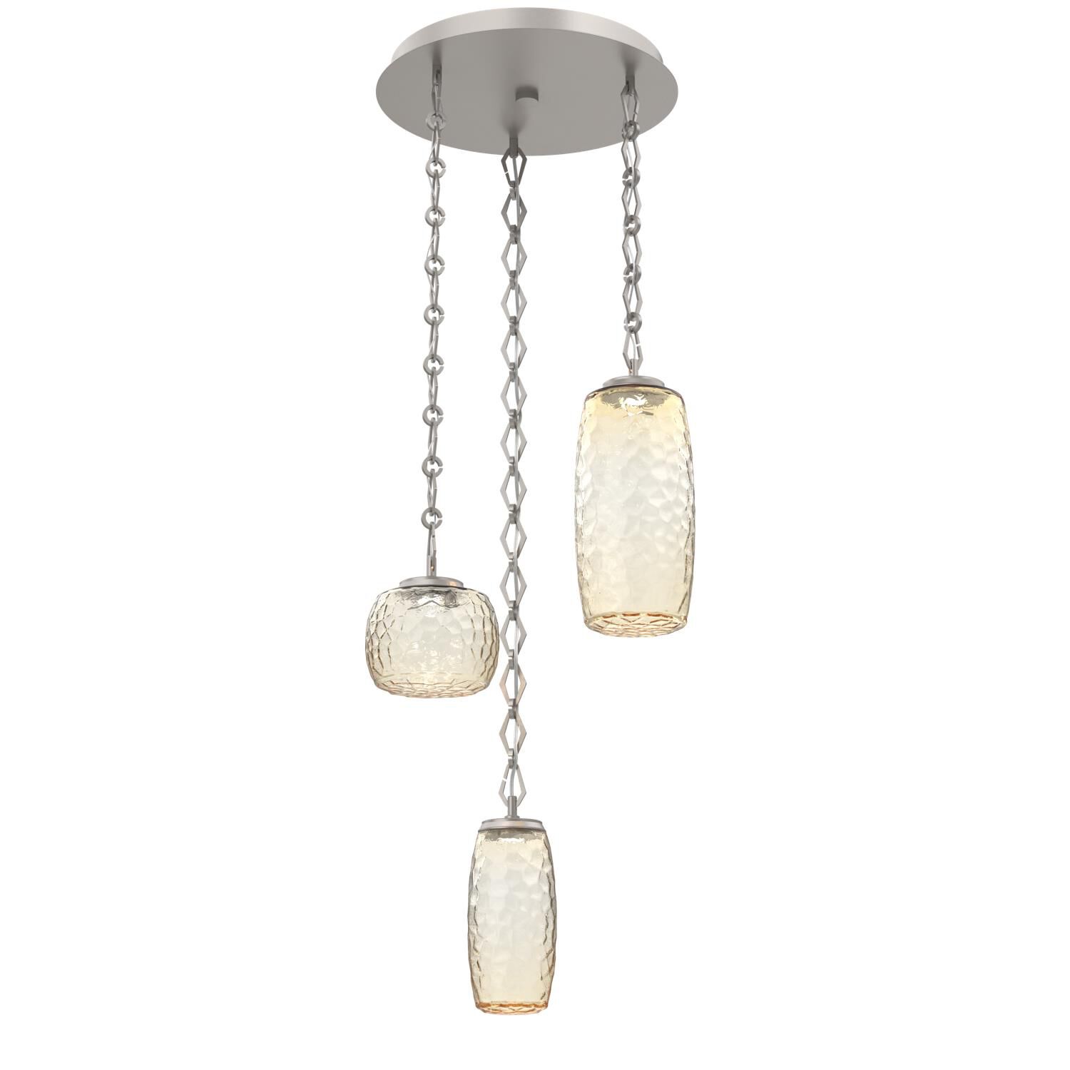 Levi Wilson Vessel 19 Inch Multi Light Pendant by Hammerton Studio